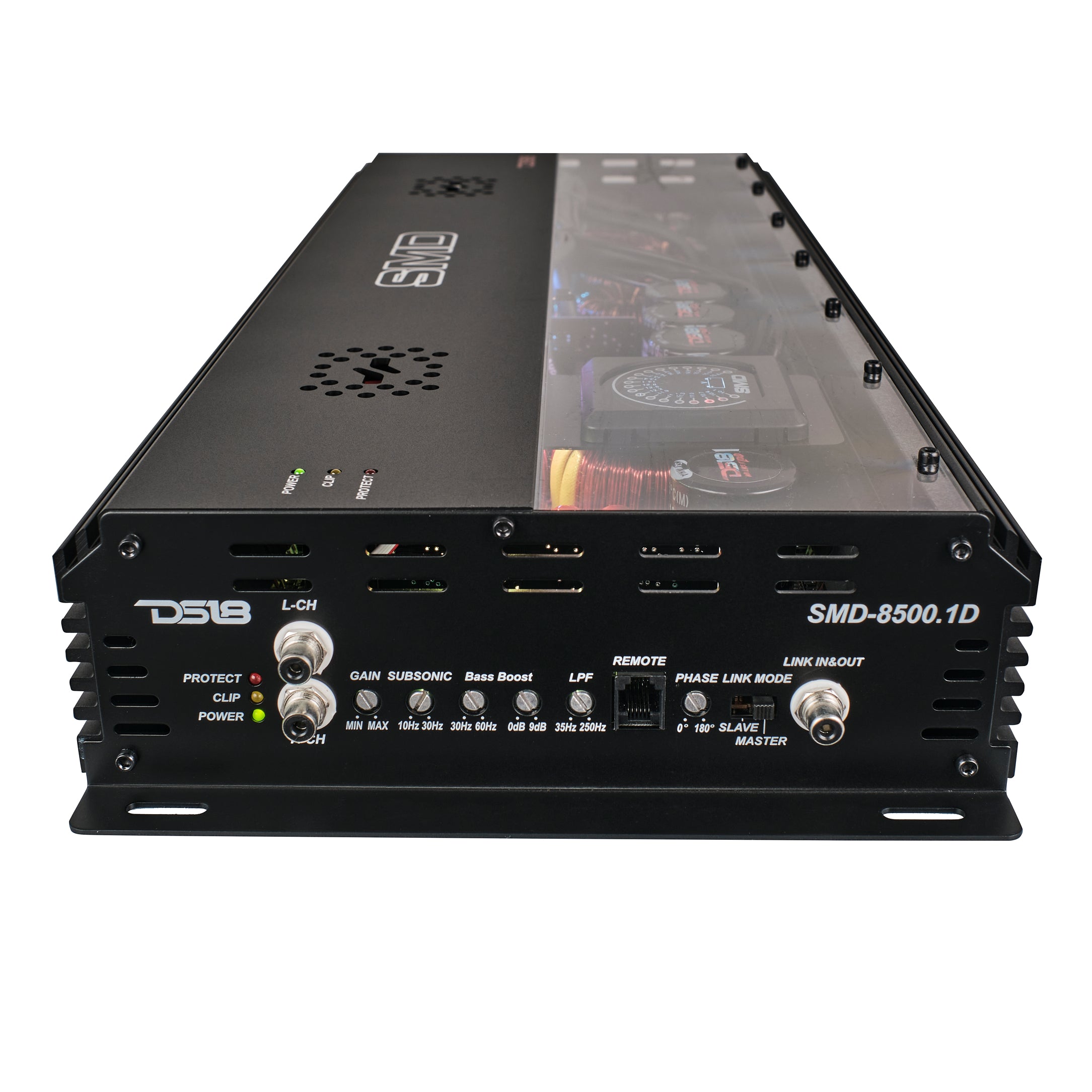 Steve Meade Designs SMD Monoblock Amplifier 8500W RMS at 1 Ohm with VM-1 Voltmeter & Digital LED Display - Powerful Car Audio Amp for Bass Boost, Subwoofers, and Competition Sound Systems