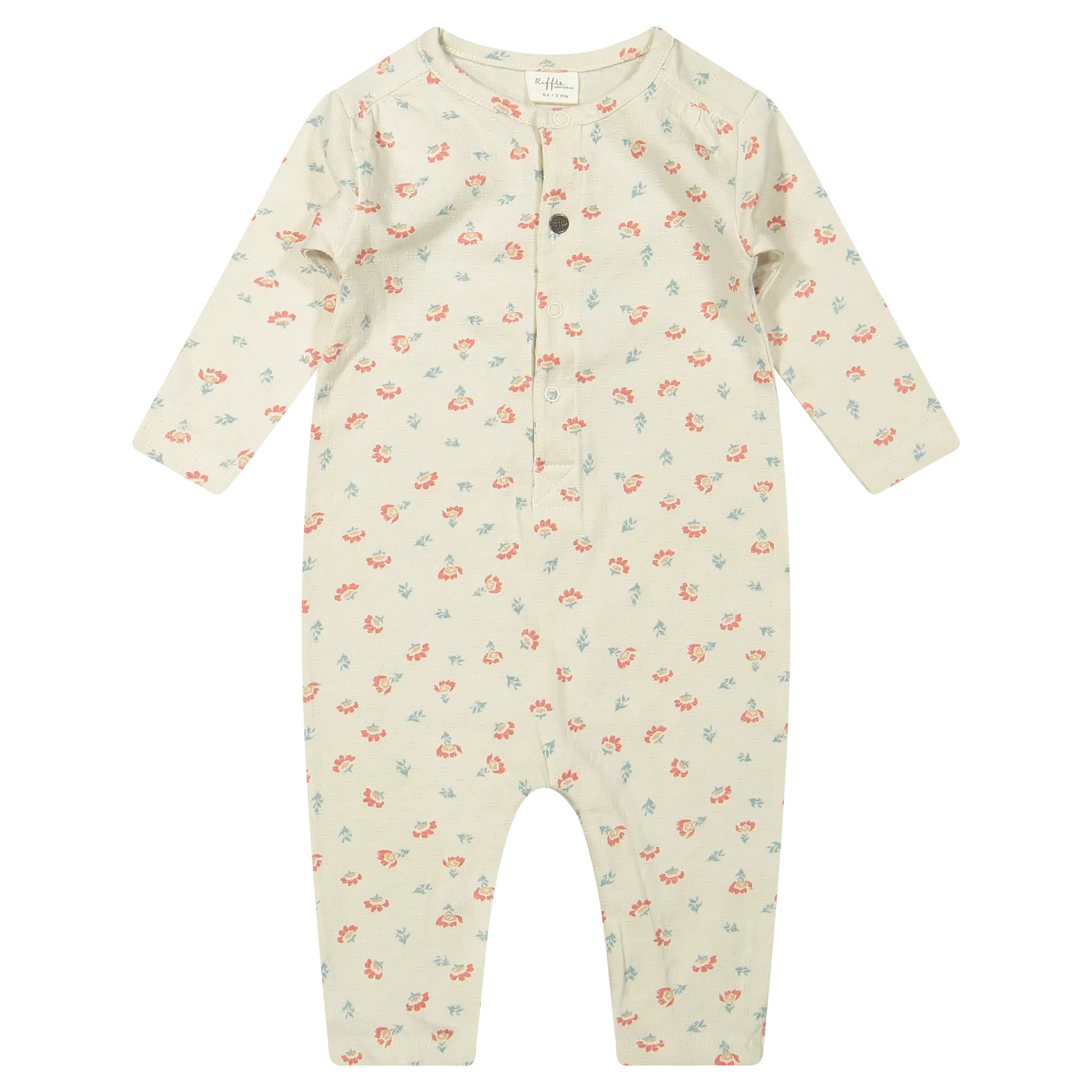Organic Pointelle Romper for Women - Soft Cotton Beach Cover Up & Summer Outfit - Floral Print Boho Jumpsuit for Vacations, Pool Parties & Beach Getaways