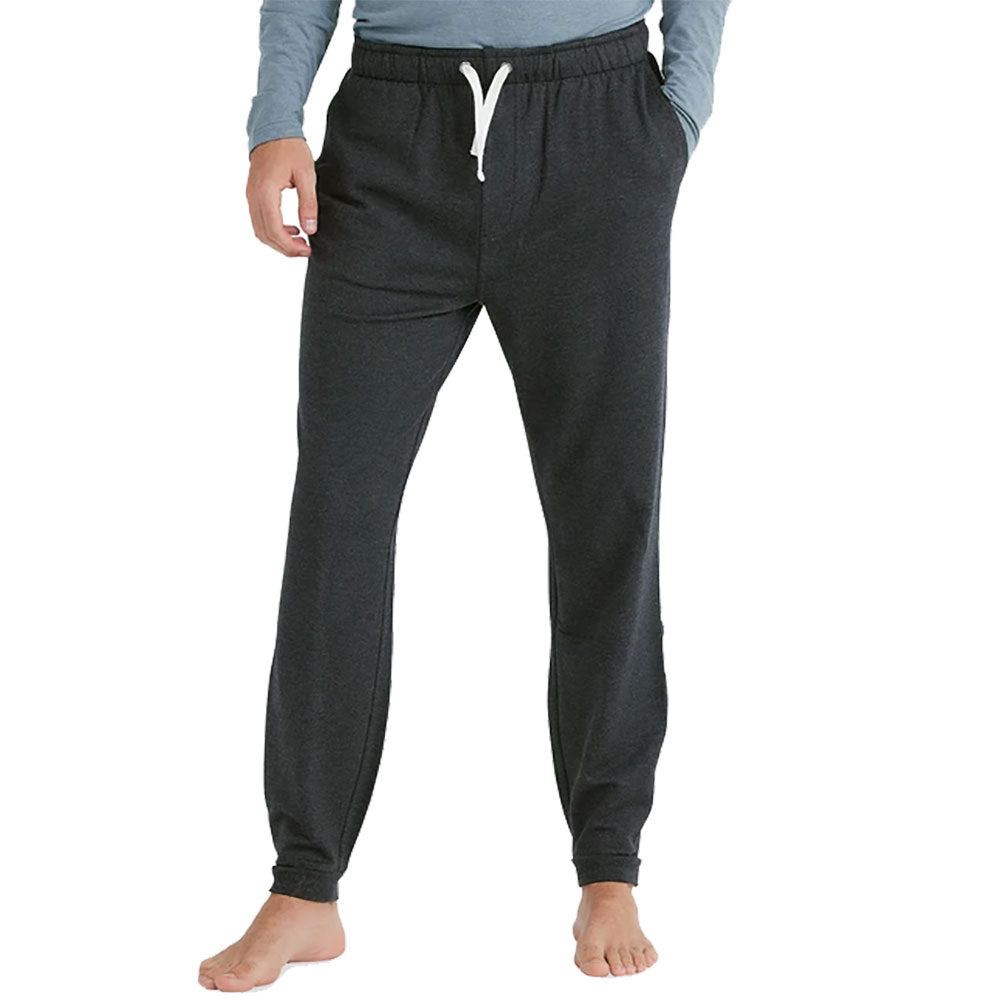 Free Fly Bamboo Heritage Fleece Men's Jogger Pants - Soft & Breathable Eco-Friendly Lounge Pants for Yoga, Running & Outdoor Activities