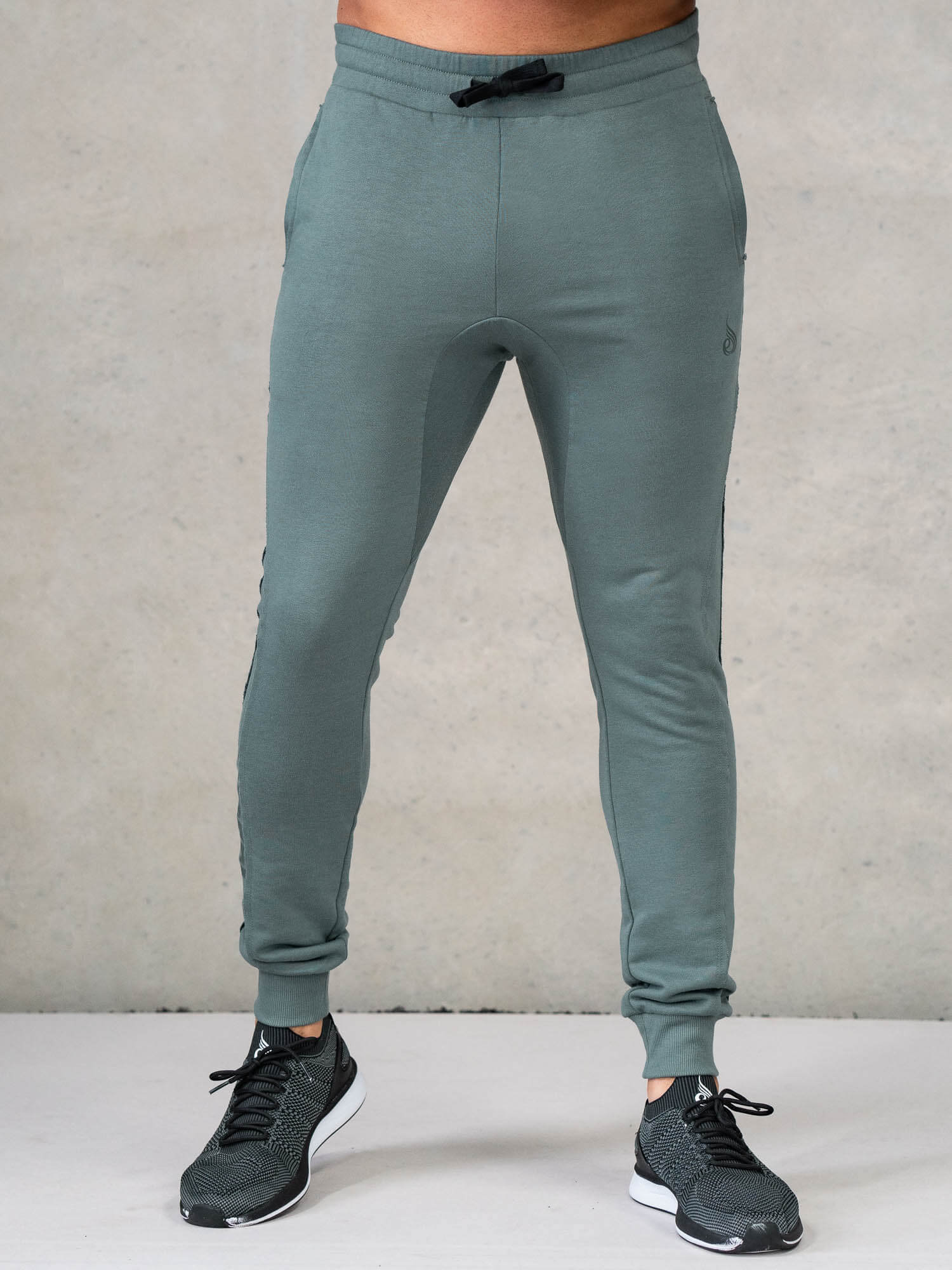 Force Track Pant for Men - Lightweight Stretch Joggers with Pockets, Fern Green - Perfect for Running, Gym Workouts & Casual Wear
