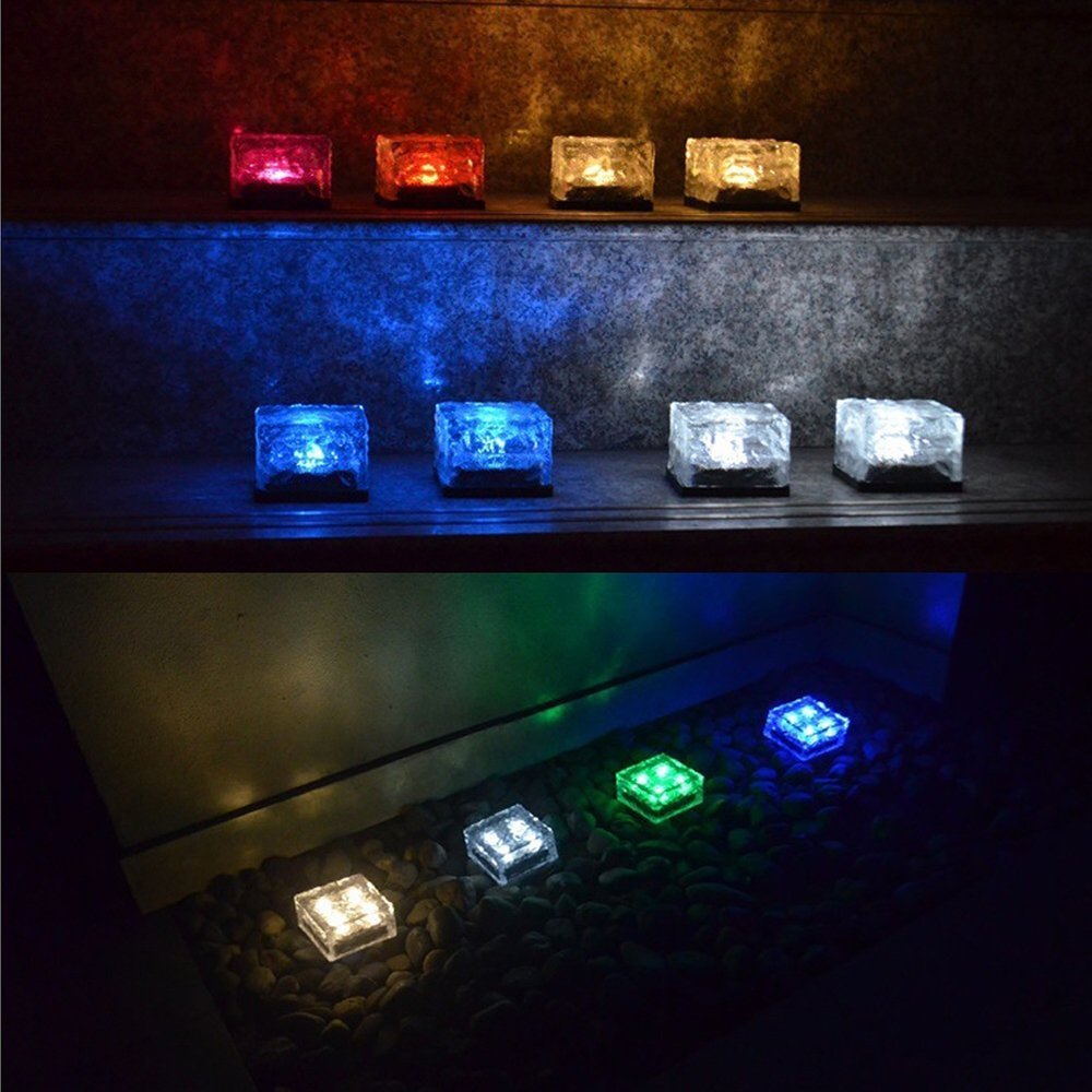 Solar LED Path Lights - 4-Pack Waterproof Outdoor Garden Lights for Walkway & Yard Decor