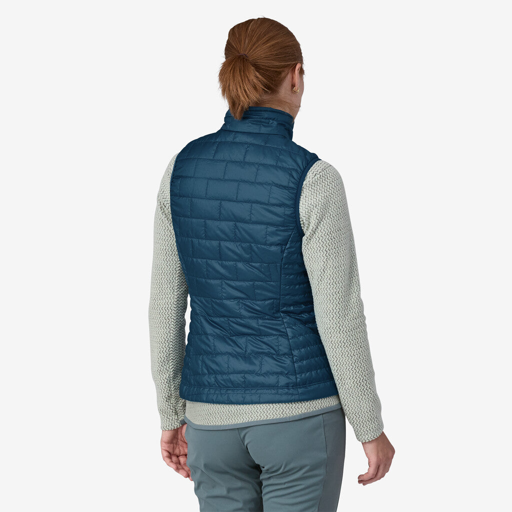 Women's Nano Puff Vest - Lightweight Waterproof Down Alternative Jacket for Outdoor Hiking, Camping & Winter Travel