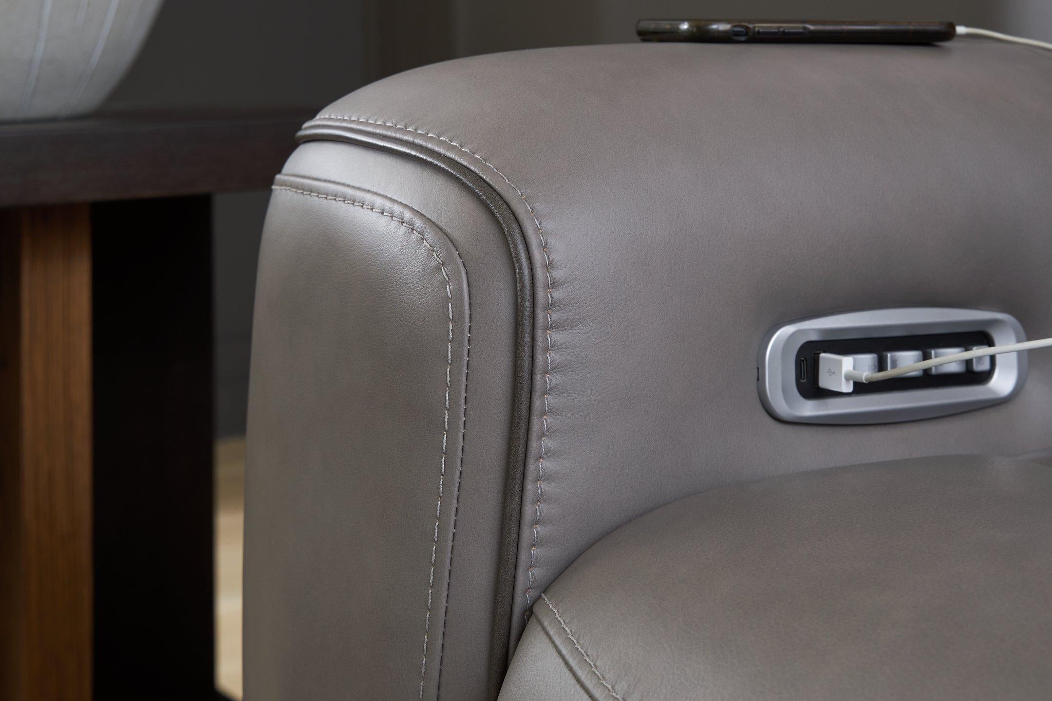 5Z Comfort Power Recliner Chair - Electric Massage Recliner with USB Charger & Cup Holders, Heavy Duty Lift Chair for Living Room, Bedroom, Home Theater - Perfect for Relaxing, Watching TV & Napping