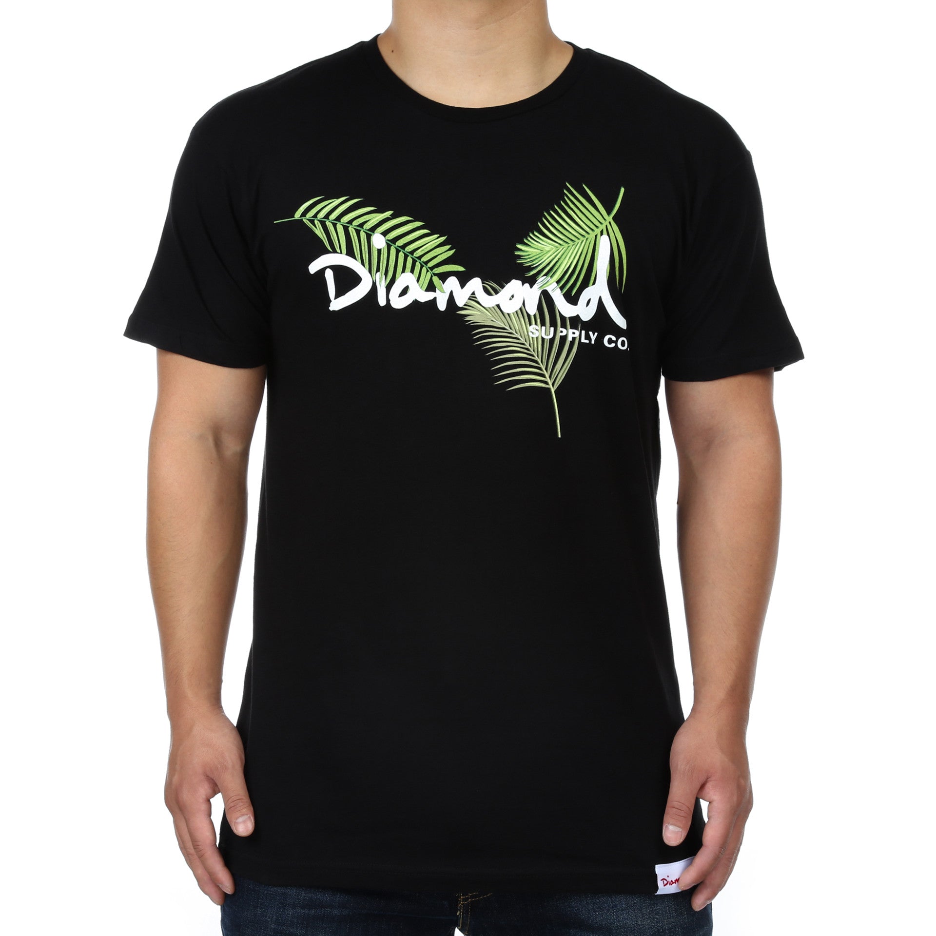 Diamond Supply Co Paradise OG Script Tee - Black Cotton T-Shirt for Men | Streetwear Fashion & Casual Wear