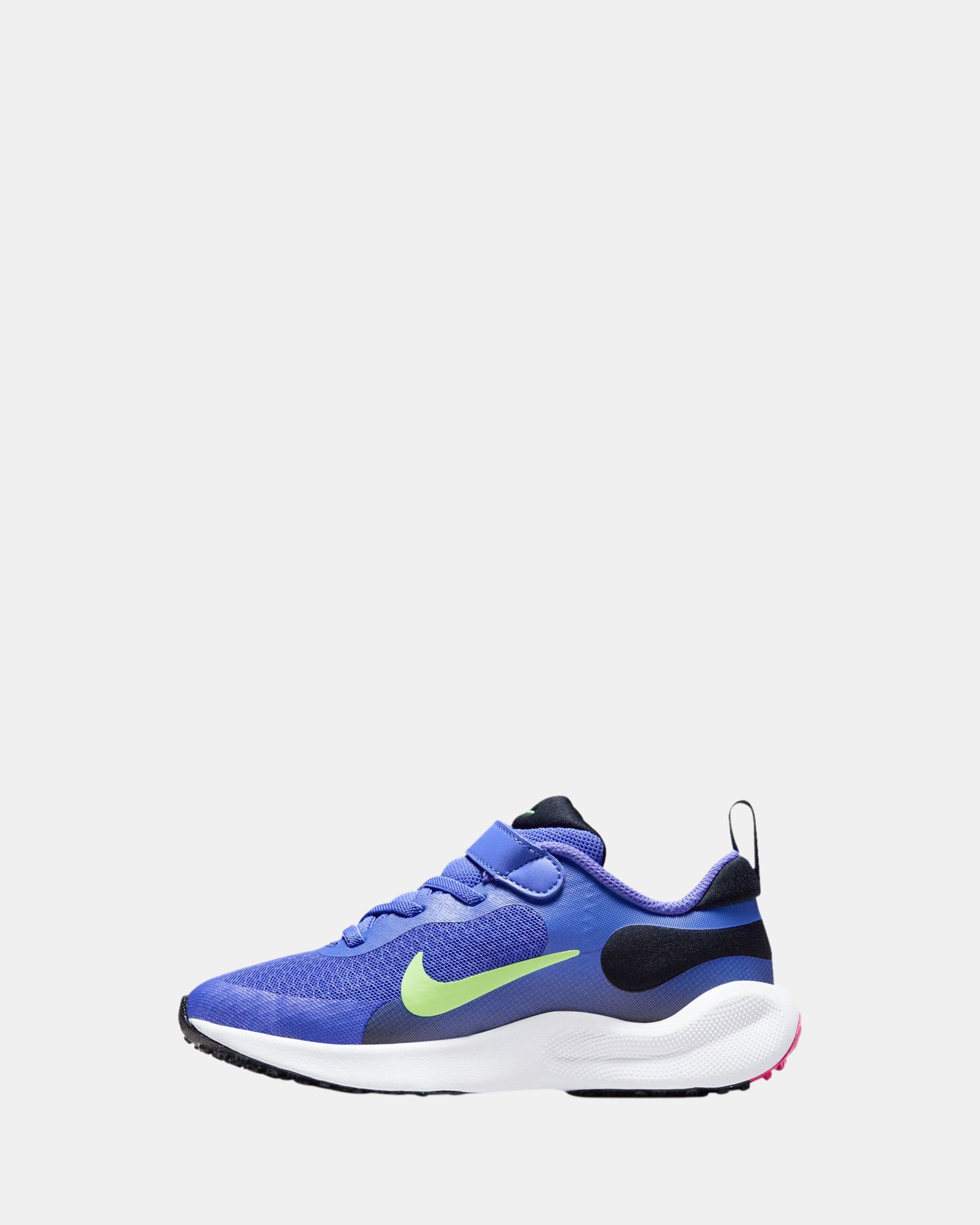 Revolution 7 Preschool Sneakers - Ultramarine, Lime Blast & White - Comfortable Kids Shoes for Running, Playground & Daily Activities
