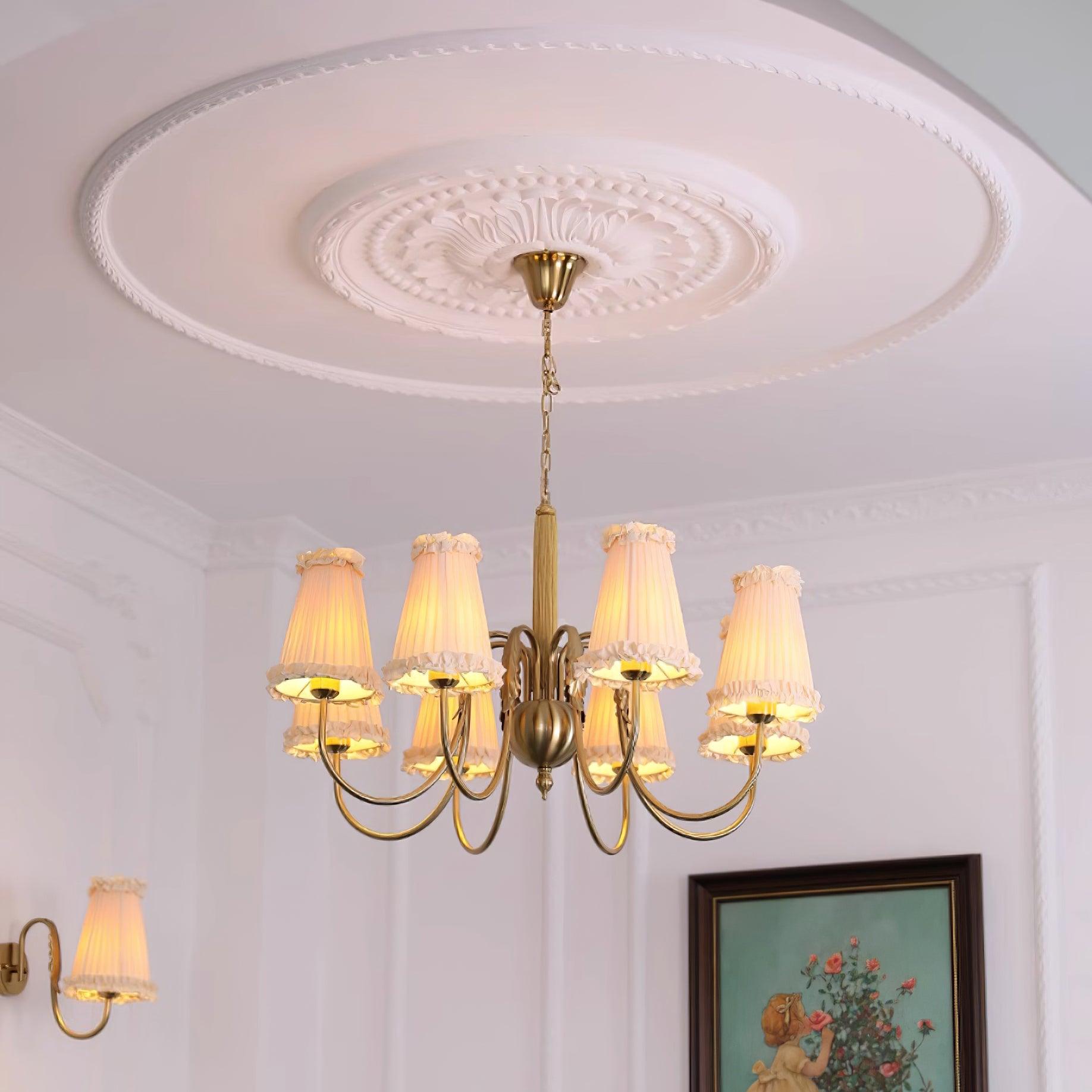 McVeigh Elegant Crystal Chandeliers for Dining Room & Living Room - Modern Luxury Ceiling Light Fixture for Home Decor & Wedding Venues