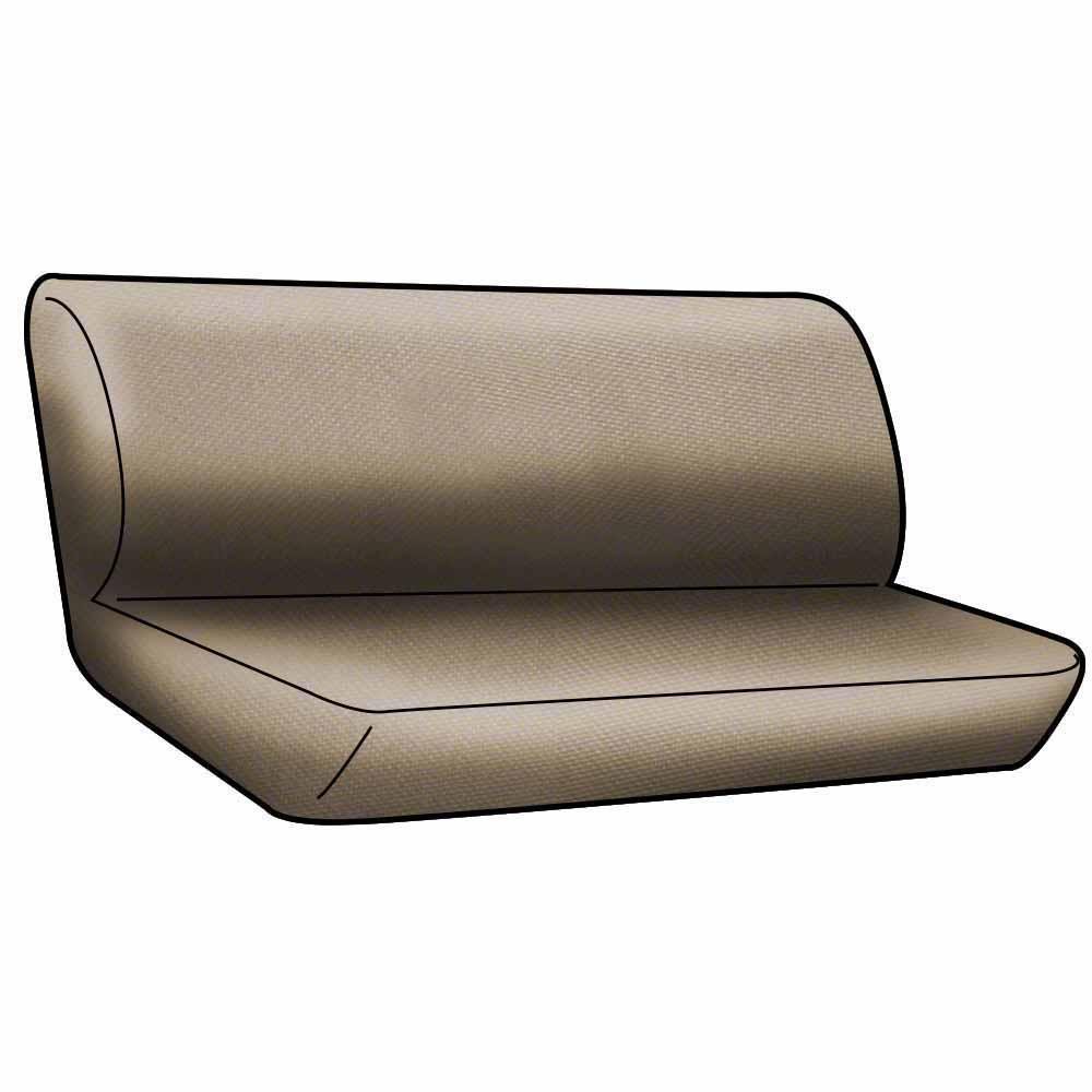 Coverking Custom Fit Front Solid Bench Seat Cover for Toyota Pickup Trucks - Ballistic Fabric (Light Gray) | Durable Protection for Work & Off-Road Use