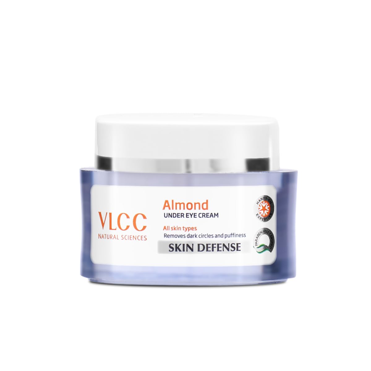 VLCC Almond Eye Cream - 15g | Dark Circle & Puffiness Treatment | Lightweight Eye Cream with Almond Oil & Vitamin E | Anti-Inflammatory & Soothing | Perfect for Daily Skincare Routine & Nighttime Use