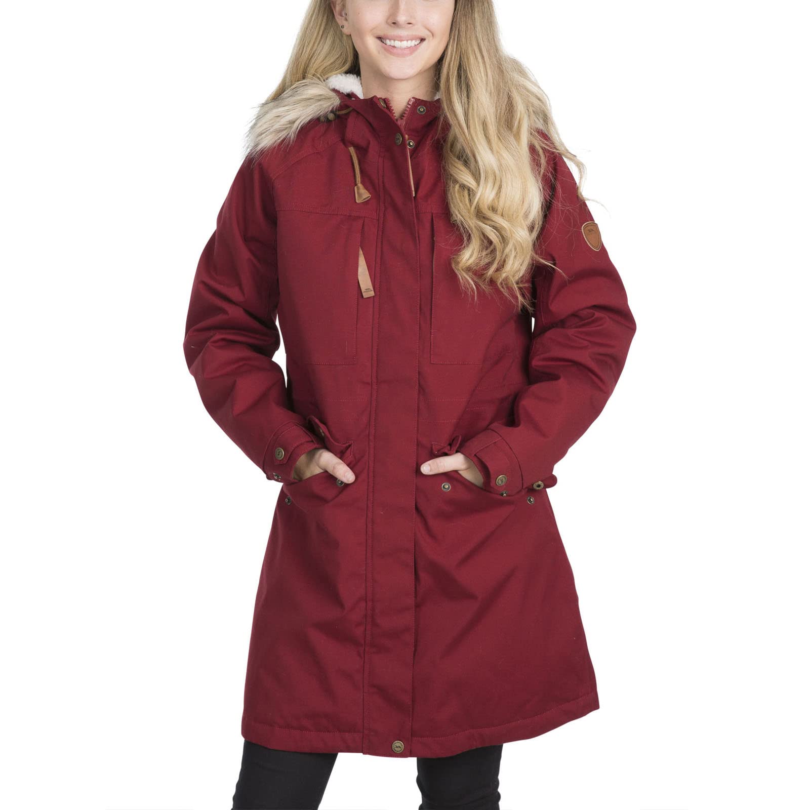 Trespass Women's Faithful Waterproof Jacket - Lightweight Windproof Outdoor Coat for Hiking, Camping & Travel