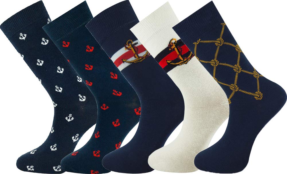 Premium Men's Crew Socks Gift Box - 6 Pairs Soft Cotton Casual Athletic Socks for Everyday Wear, Workout & Gifts - Breathable Comfort for Office, Gym & Travel
