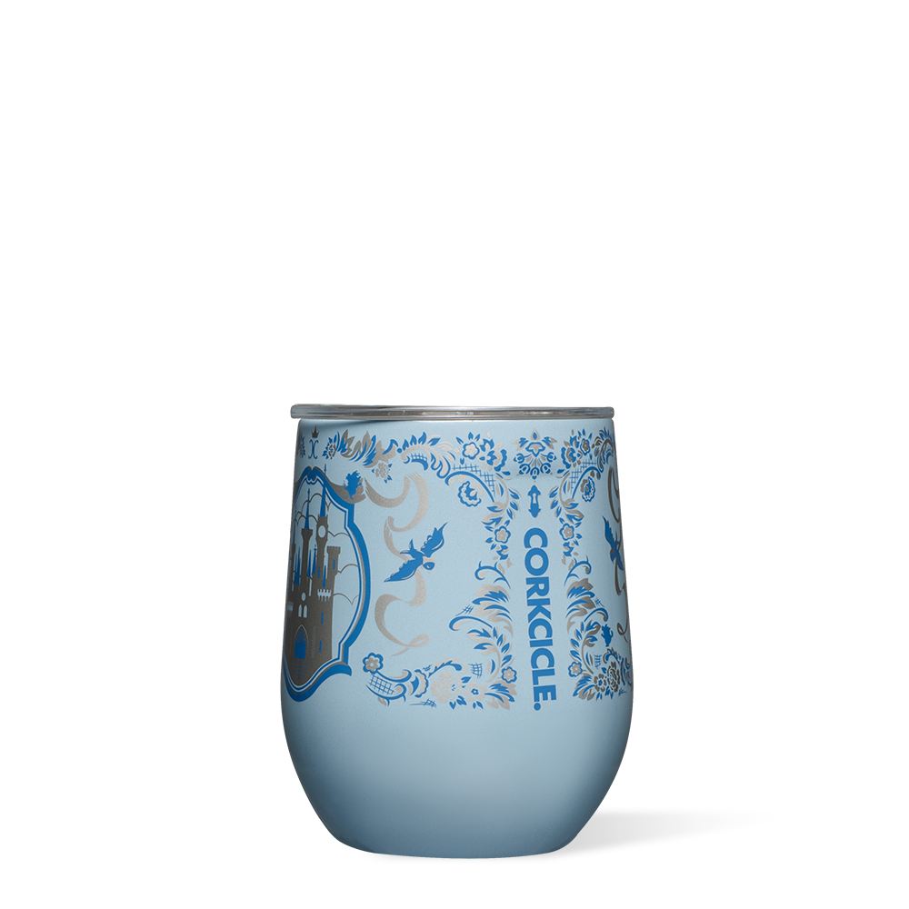 Disney Princess Stemless Wine Glass - Elegant 15oz Cup for Kids & Adults - Perfect for Birthday Parties, Disney Themed Events & Home Decor