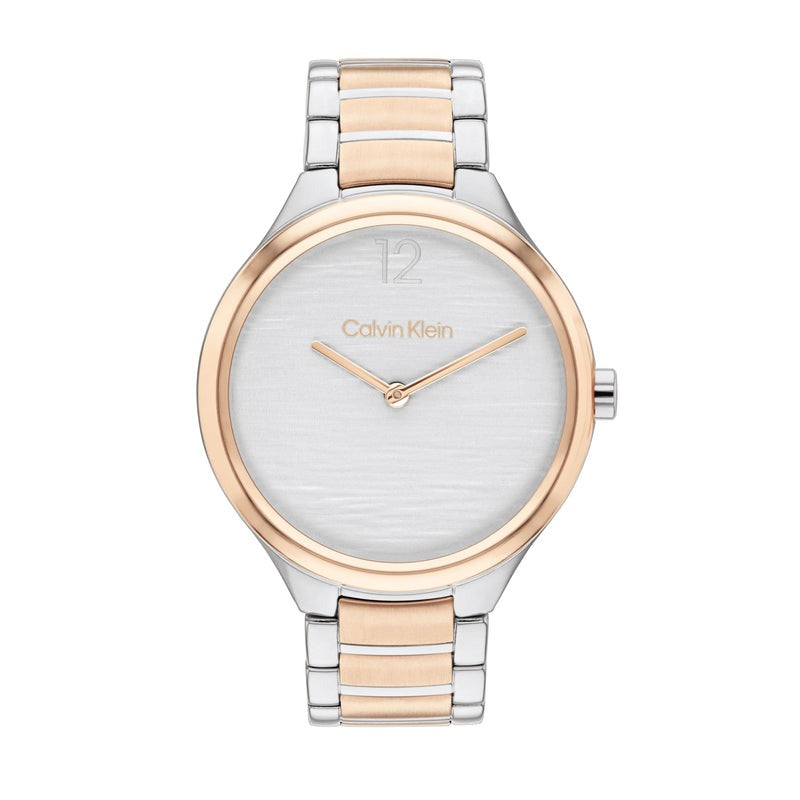 Calvin Klein Delight Two-Tone Rose Gold Ladies Watch 25100049 | Elegant Women's Fashion Watch for Everyday Wear & Special Occasions