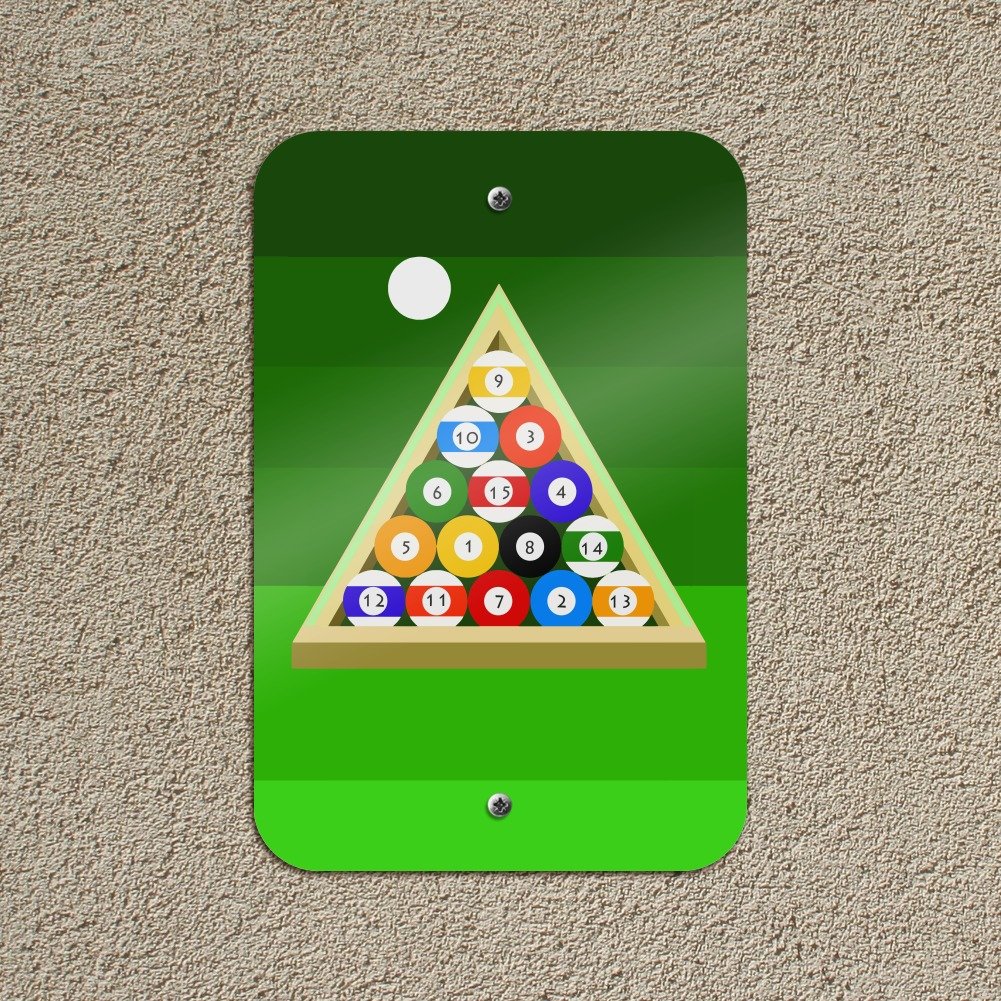 Premium Billiard Balls & Triangle Set for Pool Table - Professional Home & Office Game Room Decor - Perfect for Game Nights, Man Caves, and Sports Bars