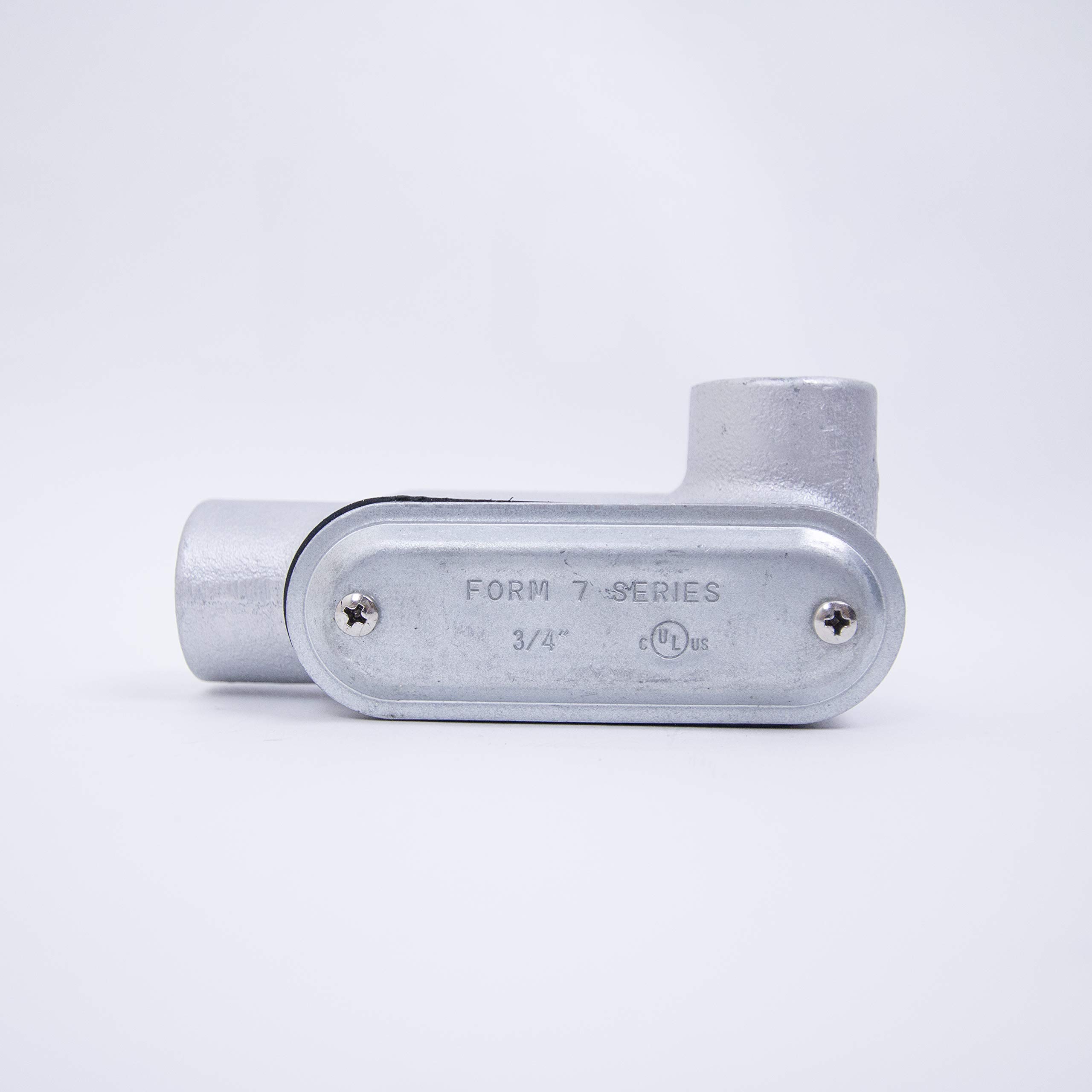 Malleable Iron Conduit Body - LR Series (1/2 Inch) with Cover & Gasket | Heavy Duty Electrical Conduit Fitting for Commercial & Industrial Wiring Applications