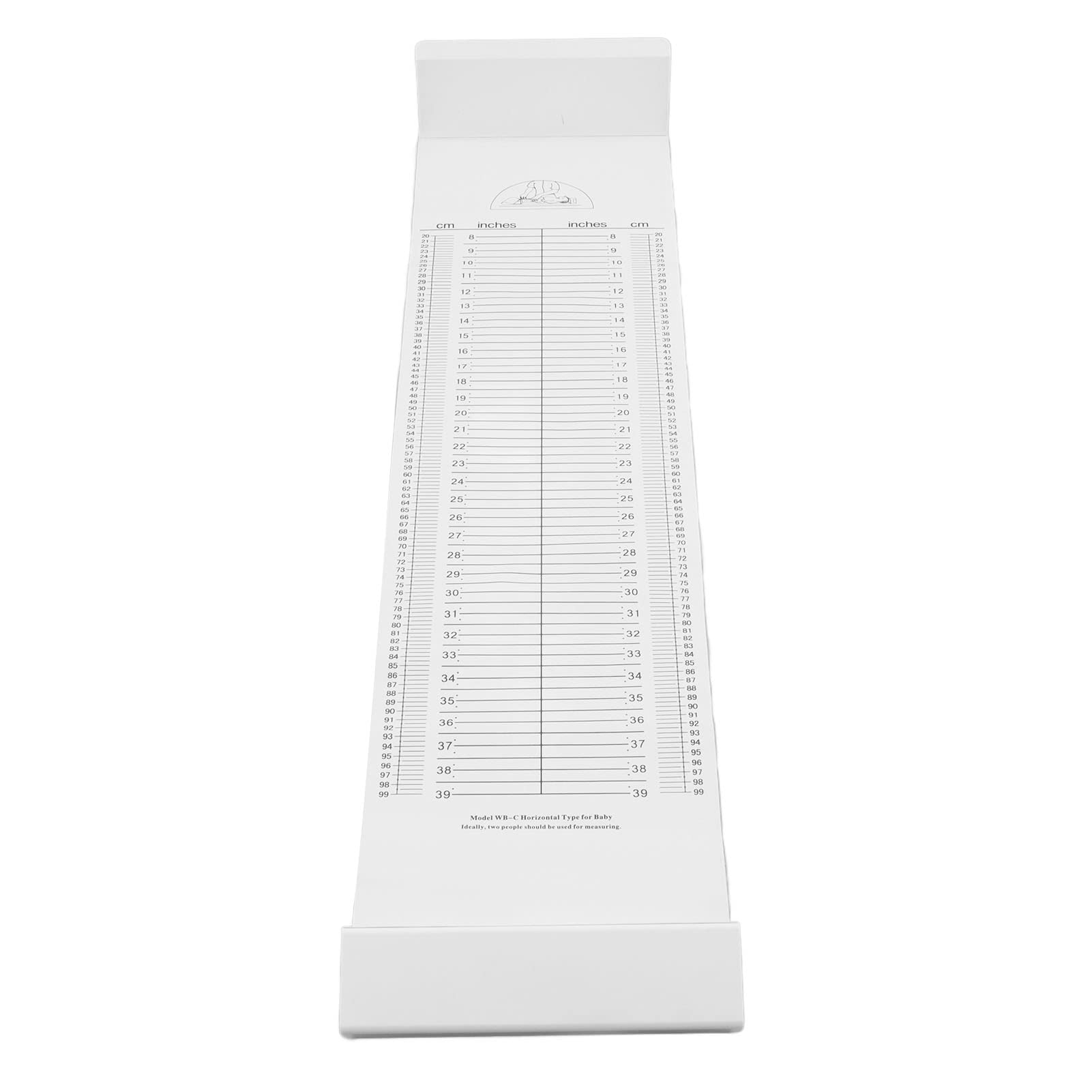**Baby Growth Measuring Mat - Washable & Collapsible Infant Height Ruler for Nursery, Home - Perfect for Tracking Toddler Development (0-24 Months) - Ideal for Pediatric Checkups & Milestone Photos**