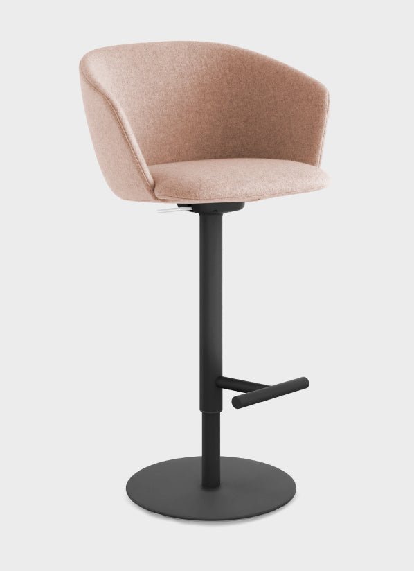 Lapalma S471 Adjustable Height Stool - Ergonomic Glove Stool for Kitchen, Bar, Salon & Office - Modern Seating Solution