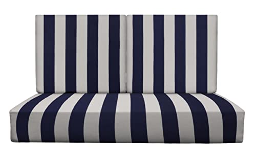 Navy & White Stripe