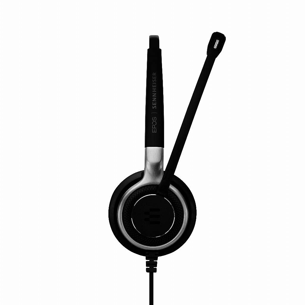 EPOS I Sennheiser IMPACT SC 665 USB-C Wired On-Ear Headset with 3.5mm Jack & USB-C Connectivity - Black & Silver - Perfect for Office Calls, Gaming & Remote Work