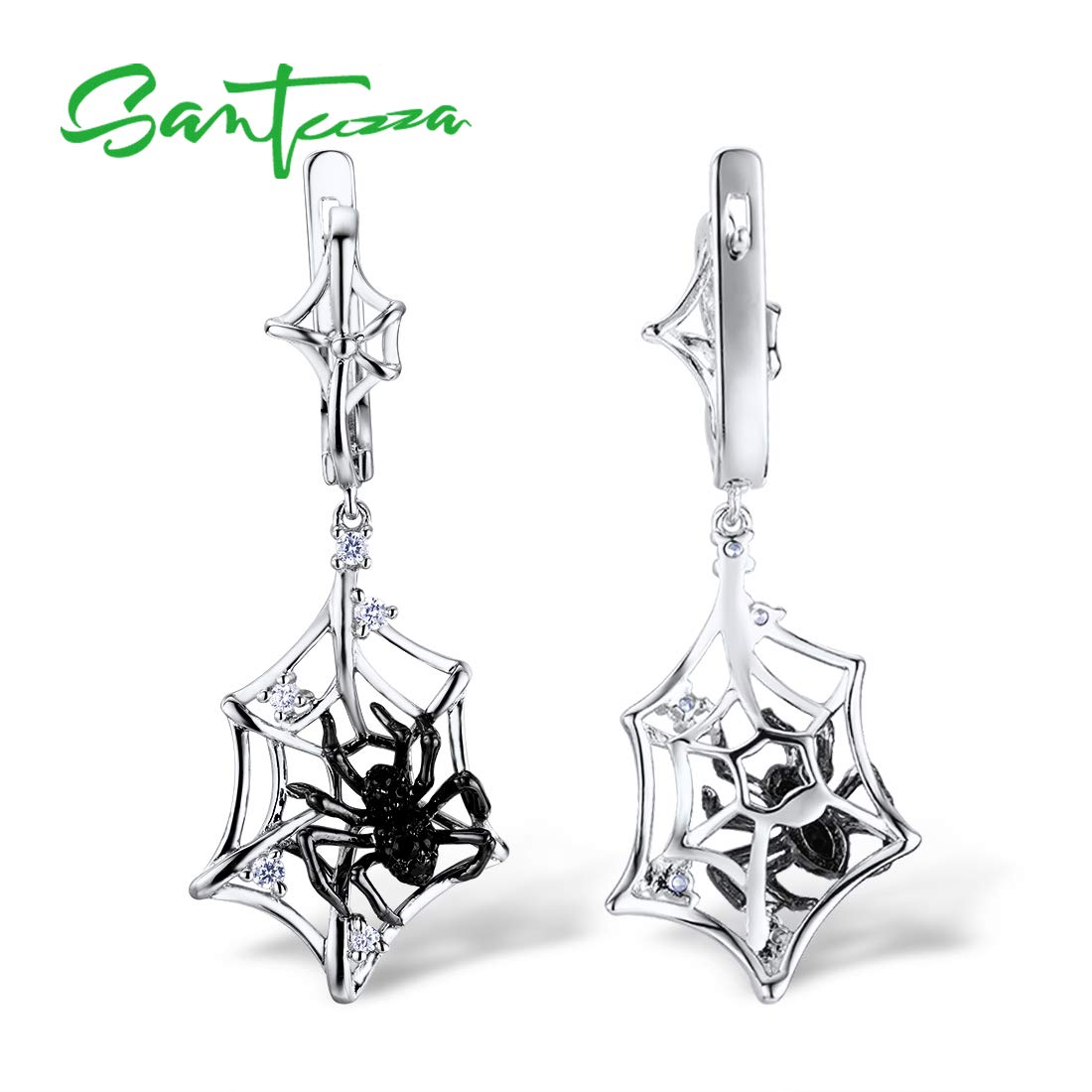 925 Sterling Silver Animal Earrings with Cubic Zirconia | Elegant Drop Dangle Earrings for Women | Perfect Gift for Birthday, Anniversary & Everyday Wear