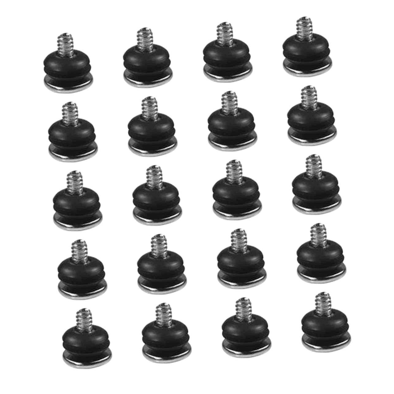 Homoyoyo 20pcs Hard Drive Screws - Replacement Screws for Motherboard, Computer Case & Laptop - Metal Rubber Mounting Kit - Perfect for PC Building, Repair and Upgrades