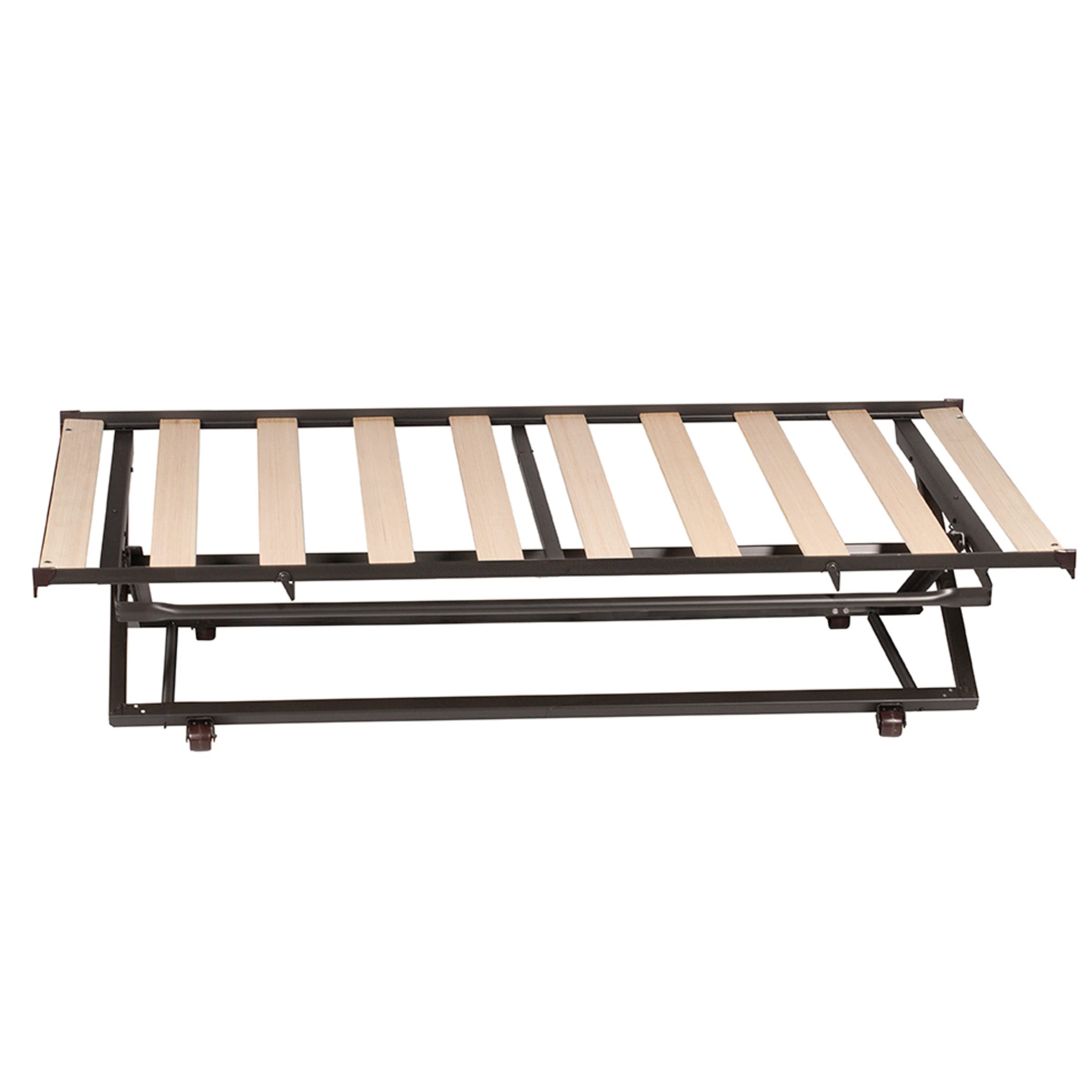HILLSDALE FURNITURE Space-Saving Pop Up Trundle Bed with Storage - Perfect for Guest Rooms, Kids' Rooms & Small Apartments