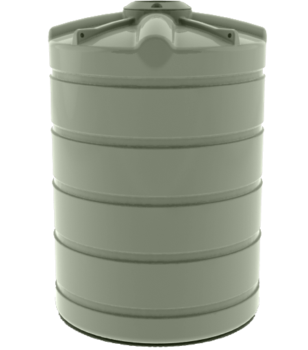 2500L Round Water Storage Tank - Heavy Duty Plastic Container for Rainwater Harvesting, Agriculture & Industrial Use