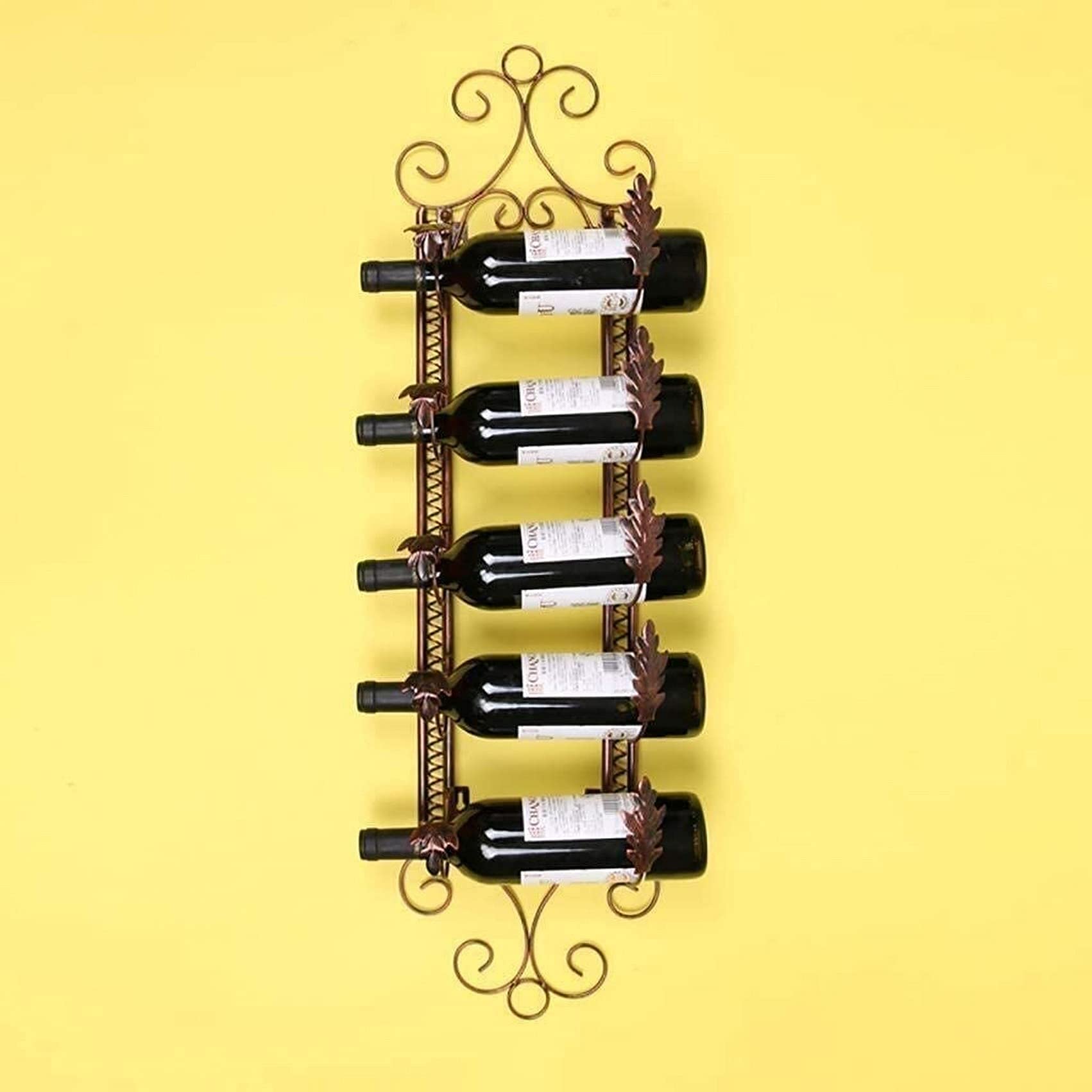 Free Standing Wine Rack Holder - Sturdy Wine Shelf for Bottle Display & Storage - Perfect for Kitchen, Bar, Dining Room, or Wine Cellar Organization