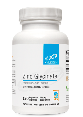 Xym Zinc Glycinate 120 Capsules - High Absorption Zinc Supplement for Immune Support, Skin Health & Metabolism - Perfect for Daily Wellness & Active Lifestyle