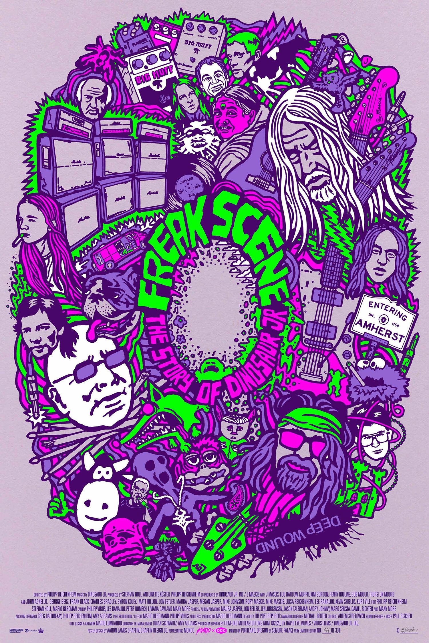Dinosaur Jr. Story Poster - Freakscene Music Band Wall Art for Home & Office Decor