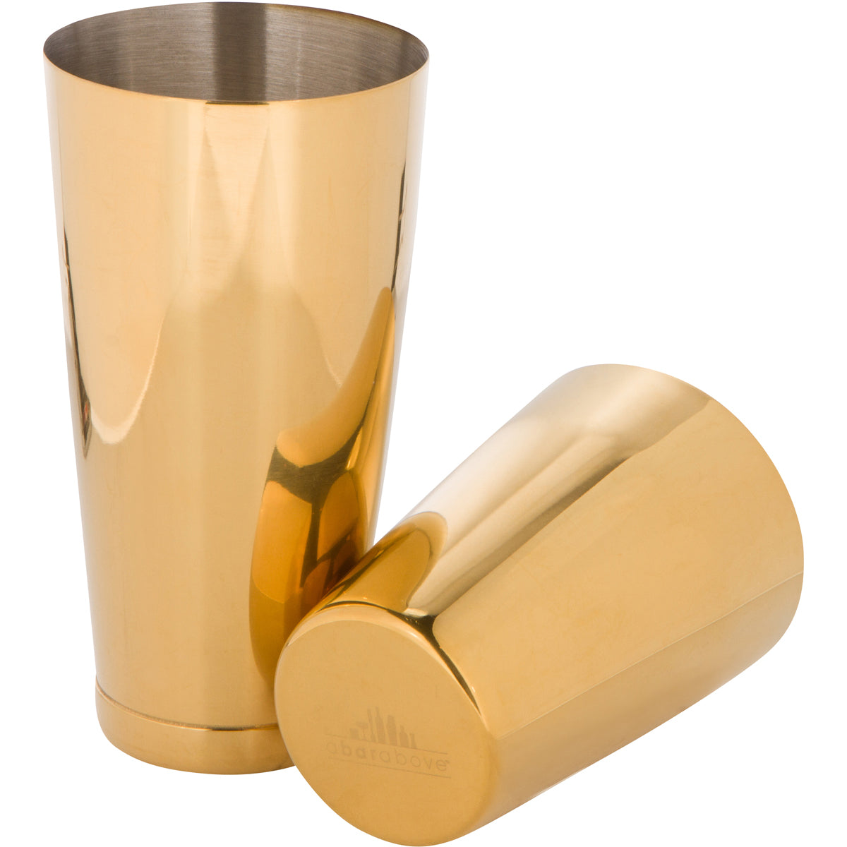 Premium Gold Boston Cocktail Shaker Set - 28oz Bar Mixing Tool for Martini, Margarita & Whiskey Drinks - Perfect for Home Bars, Parties & Professional Bartenders