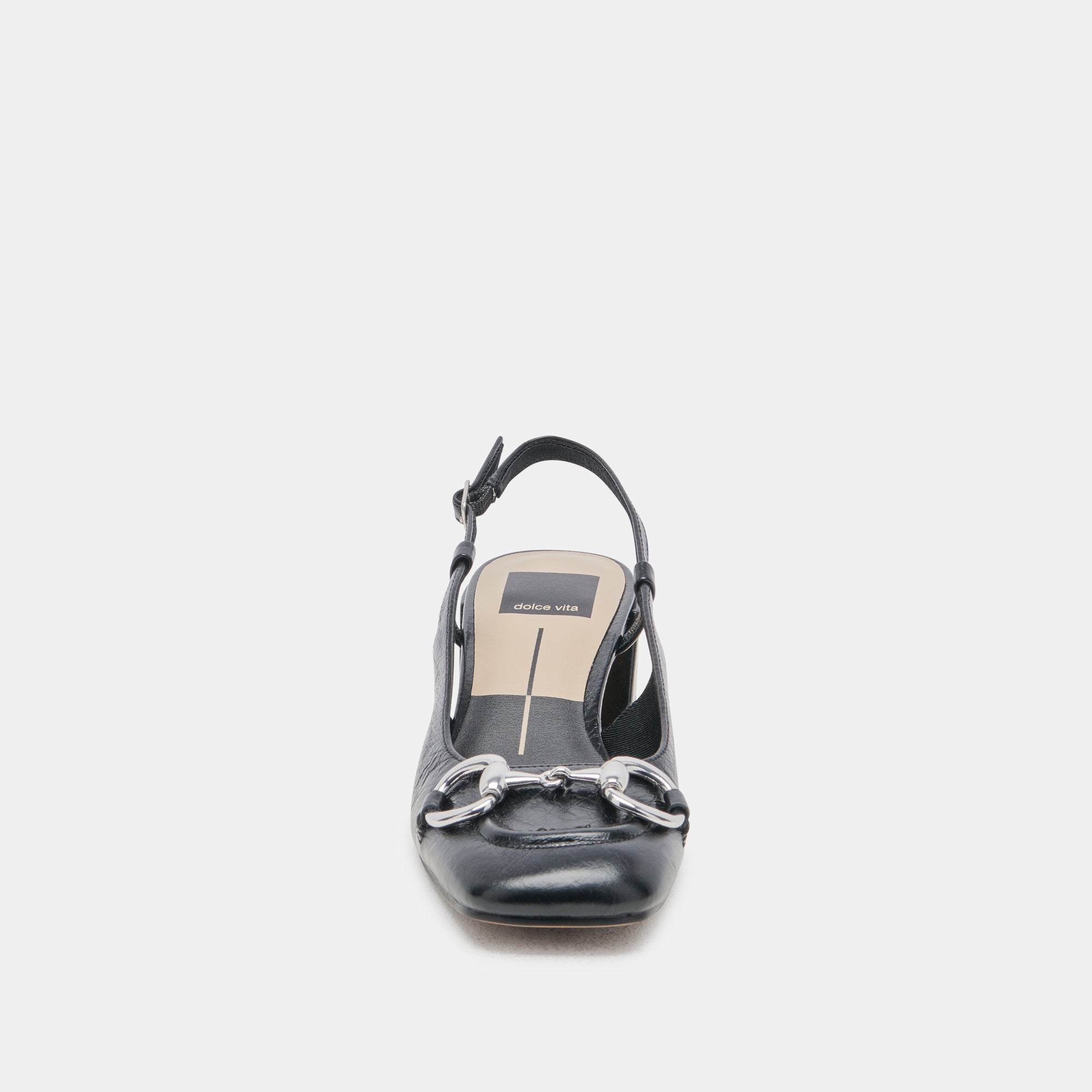 MELLI Women's High Heels - Midnight Crinkle Patent Leather Pumps for Party, Wedding & Evening Wear