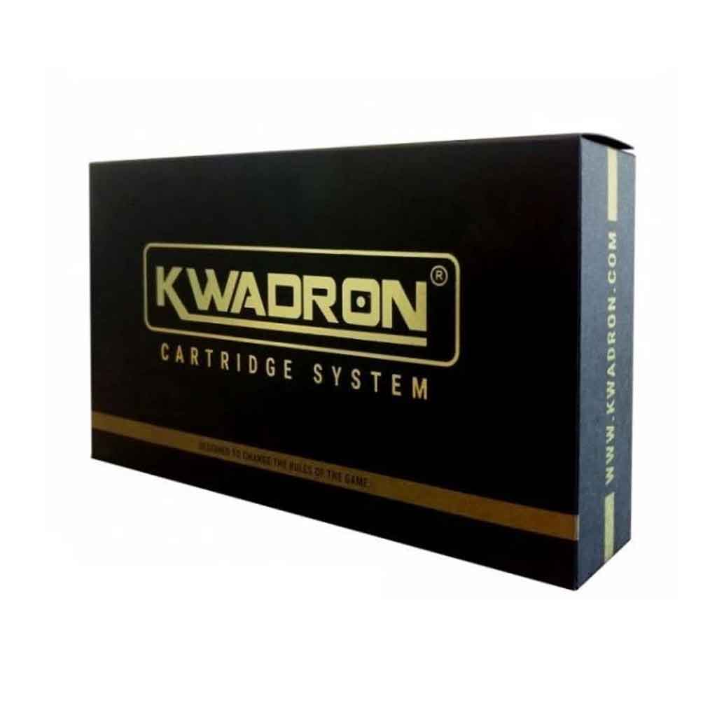 Kwadron Cartridges Mixed Box of Curved Magnums - Professional Tattoo Needles for Artists - Perfect for Lining, Shading & Coloring Tattoos