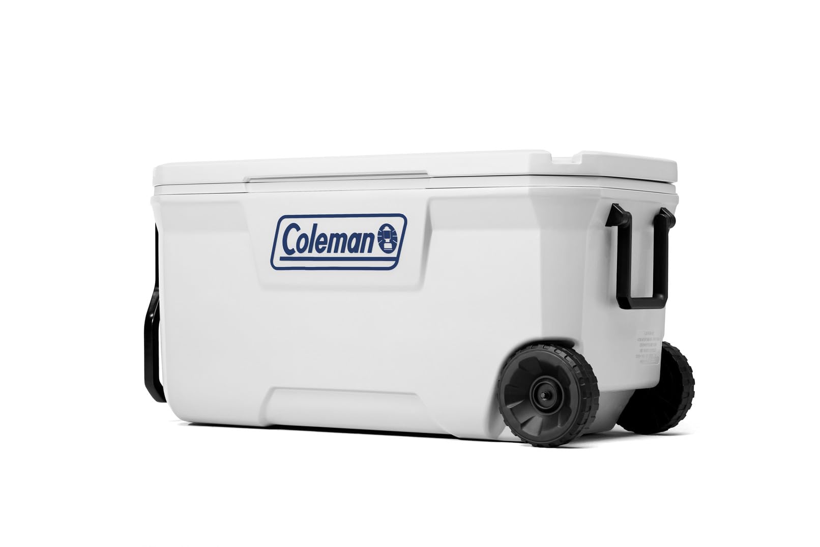 Coleman Classic Series 100qt Wheeled Marine Cooler - Heavy Duty Insulated Cooler Keeps Ice 5 Days, 160 Can Capacity - Perfect for Camping, Beach Trips, Fishing & Outdoor Adventures