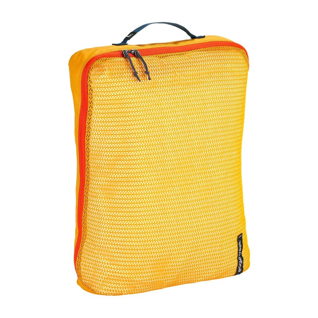 Eagle Creek Pack It Reveal Cube Set - Medium (L) - Sahara Yellow - Travel Organizer for Clothes, Toiletries & Accessories - Perfect for Suitcases, Backpacks & Weekend Trips