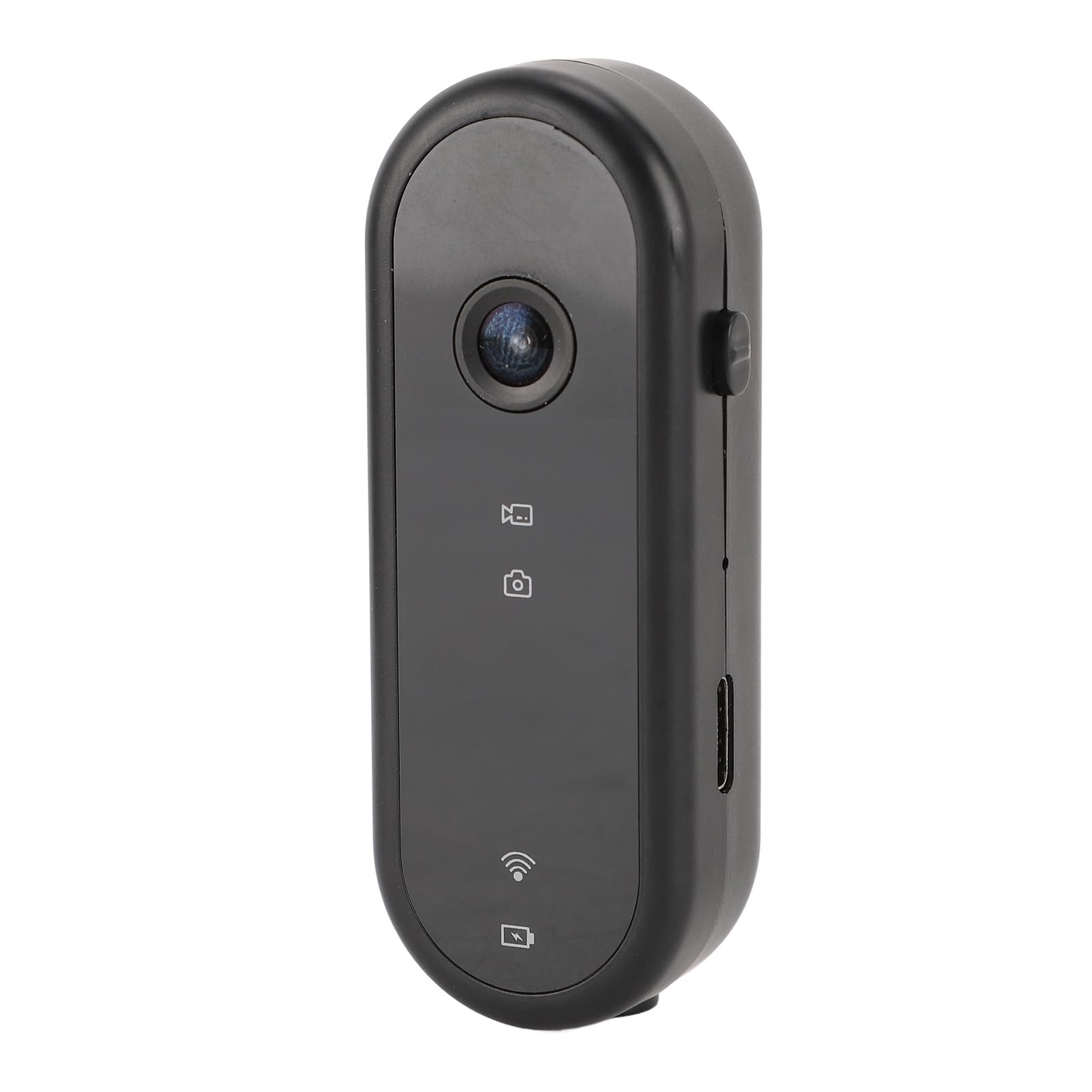 1080P HD Waterproof Wearable Action Camera - Wide Angle Thumb Camera for Cycling, Sports & Outdoor Adventures | Durable ABS, Compact Pocket Design for Hands-Free Recording
