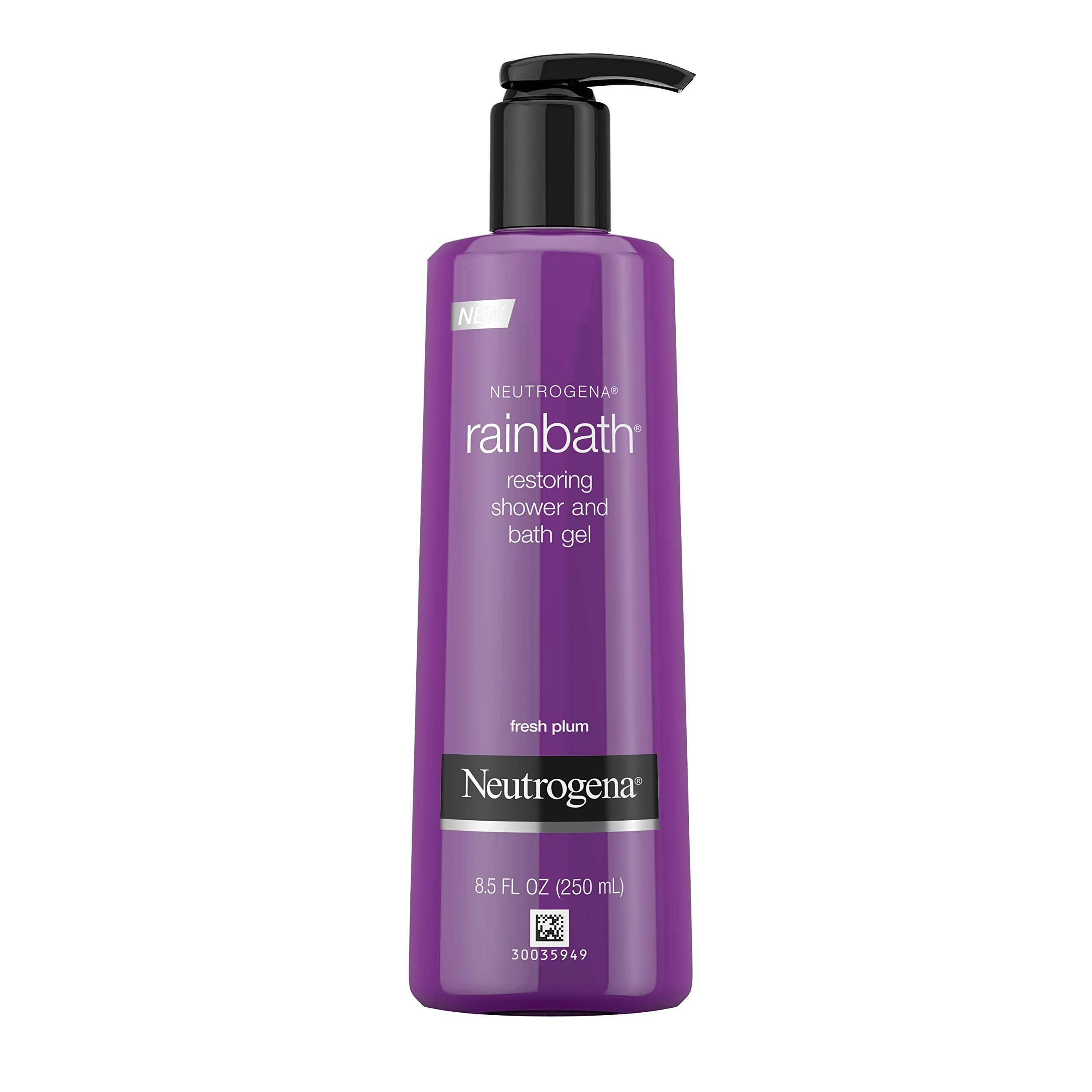Neutrogena Rainbath Restoring Shower & Bath Gel - Moisturizing Body Wash & Shaving Gel with Clean Rinsing Lather, Fresh Plum Floral Scent, 16 Fl Oz - Hydrating Skin Care for Dry Skin, Perfect for Daily Shower & Relaxing Bath Time