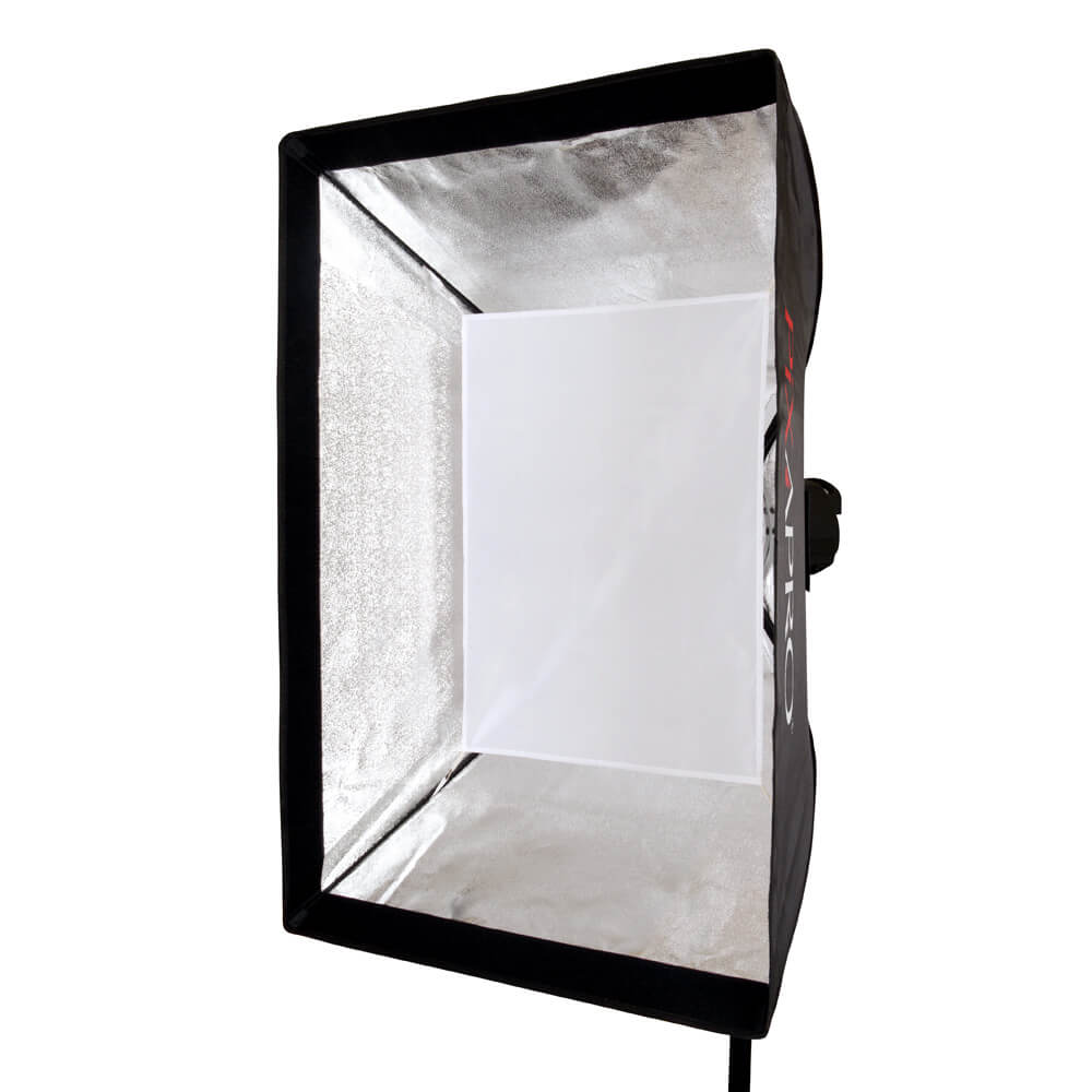 80x120cm (31.4x47.2 Inch) Professional Photography Softbox with 5cm Honeycomb Grid - Portable Rectangular Light Diffuser for Studio, Portrait, and Product Photography