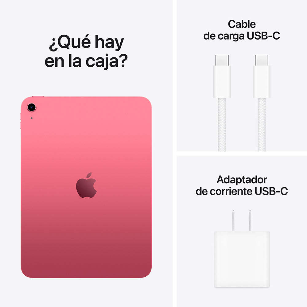 Apple iPad 10.9-inch Wi-Fi 256GB (Latest Model) - Pink (A16 Chip) for Work, Study & Entertainment