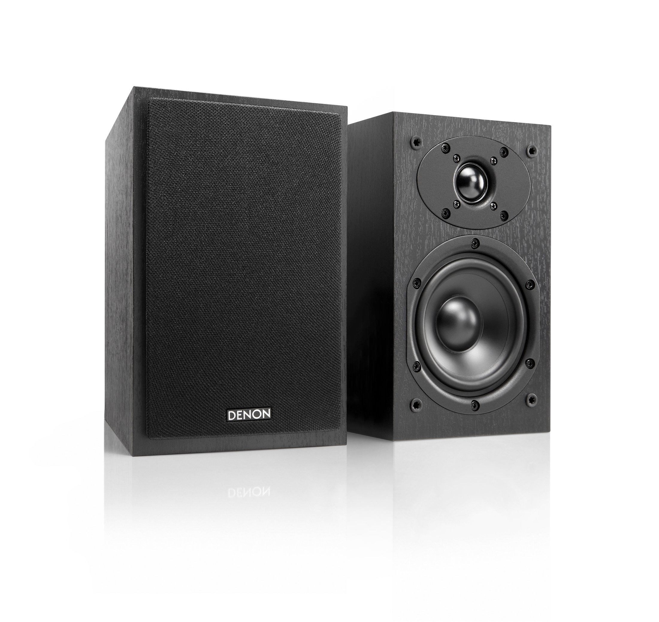 DENON SC-M41-BK Bookshelf Speakers (Pair, Black) - Premium Hi-Fi Audio System for Home Theater & Music Listening - Japan Import