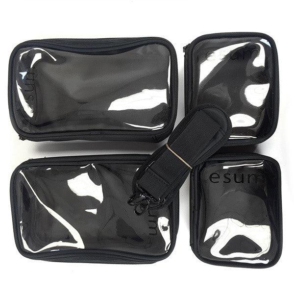 Professional Esum Makeup Kit Bag - Waterproof Cosmetic Organizer with Multiple Pockets for Travel & Home Storage | Perfect for Makeup Artists, Beauty Enthusiasts & On-the-Go Touch Ups
