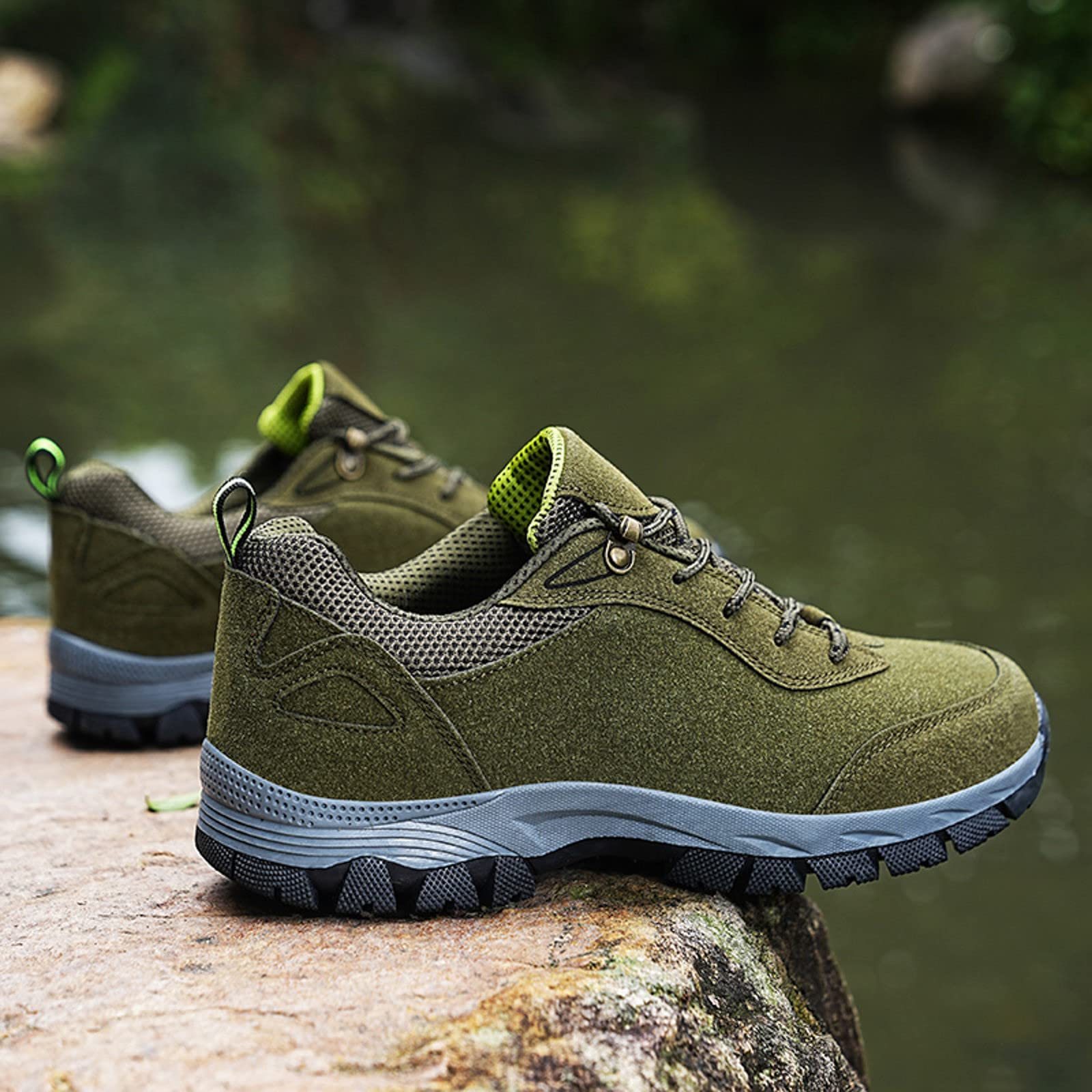 Men's Fashion Sneakers - Breathable Summer Sports Shoes with Soft & Thick Non-Slip Sole - Outdoor Hiking & Mountaineering Shoes - Comfortable Wide Width (Size 11) for Walking, Running & Daily Wear