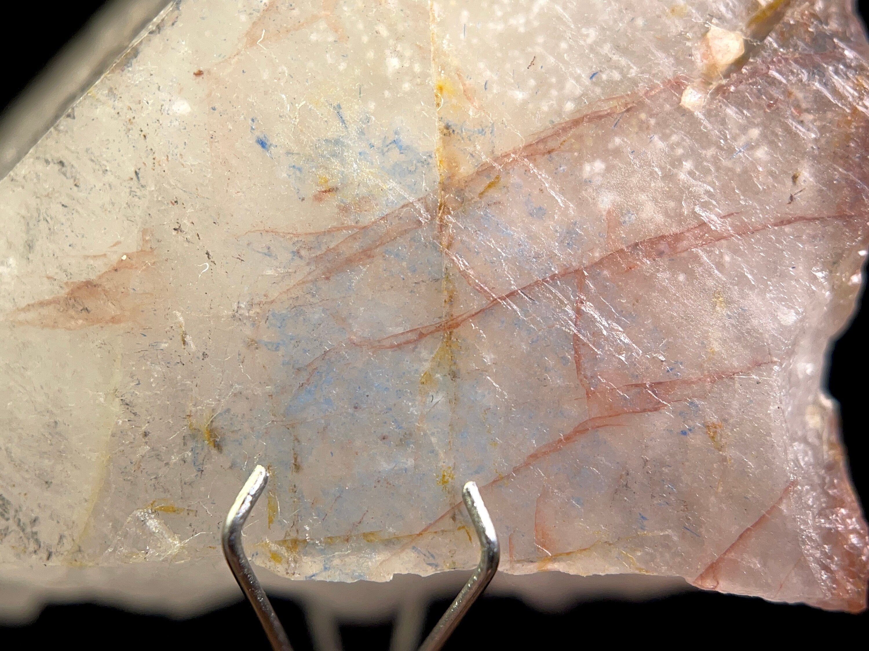 Natural PAPAGOITE in QUARTZ Raw Crystal - Rare Metaphysical Healing Stone for Meditation, Reiki & Energy Work - Collectible Mineral Specimen 46365