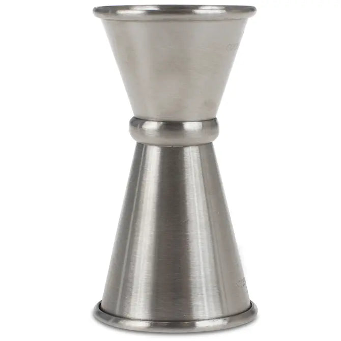 Premium Cocktail Jigger 1/2 oz & 3/4 oz Dual Measuring Cup - Professional Bar Tools for Mixing Cocktails, Bartending & Home Entertaining