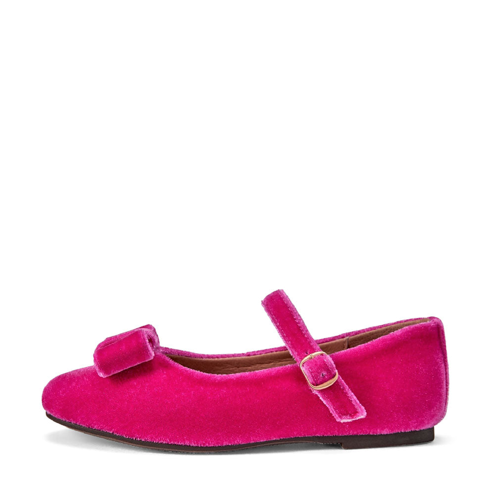 Ellen Velvet Fuchsia Women's Dress - Elegant & Comfortable for Parties, Weddings & Special Occasions