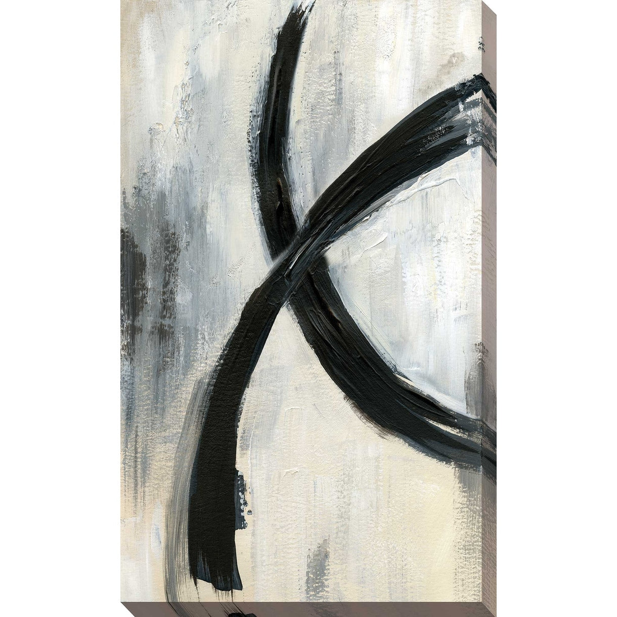 Abstract Rings I by Nan - Modern Canvas Wall Art Print for Living Room, Bedroom & Office Decor