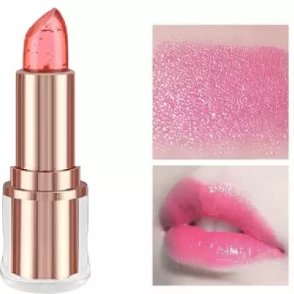 Temperature Changing Mood Lipstick - Jelly Crystal Color Shift Lipstick for Natural Flush & Kissable Lips | Perfect for Date Night, Parties & Everyday Wear