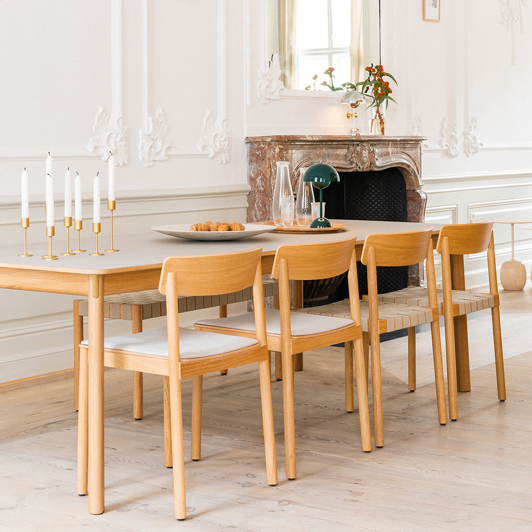 Thau Kallio Betty TK3 Chair by &Tradition - Mid-Century Modern Dining Chair for Home, Office, and Restaurant Use