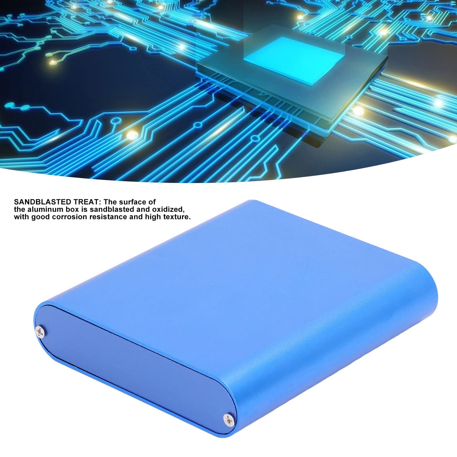Waterproof Aluminum Alloy Project Box - DIY Electronics Enclosure for Circuit Boards | Ideal for Outdoor, Industrial & Hobbyist Projects