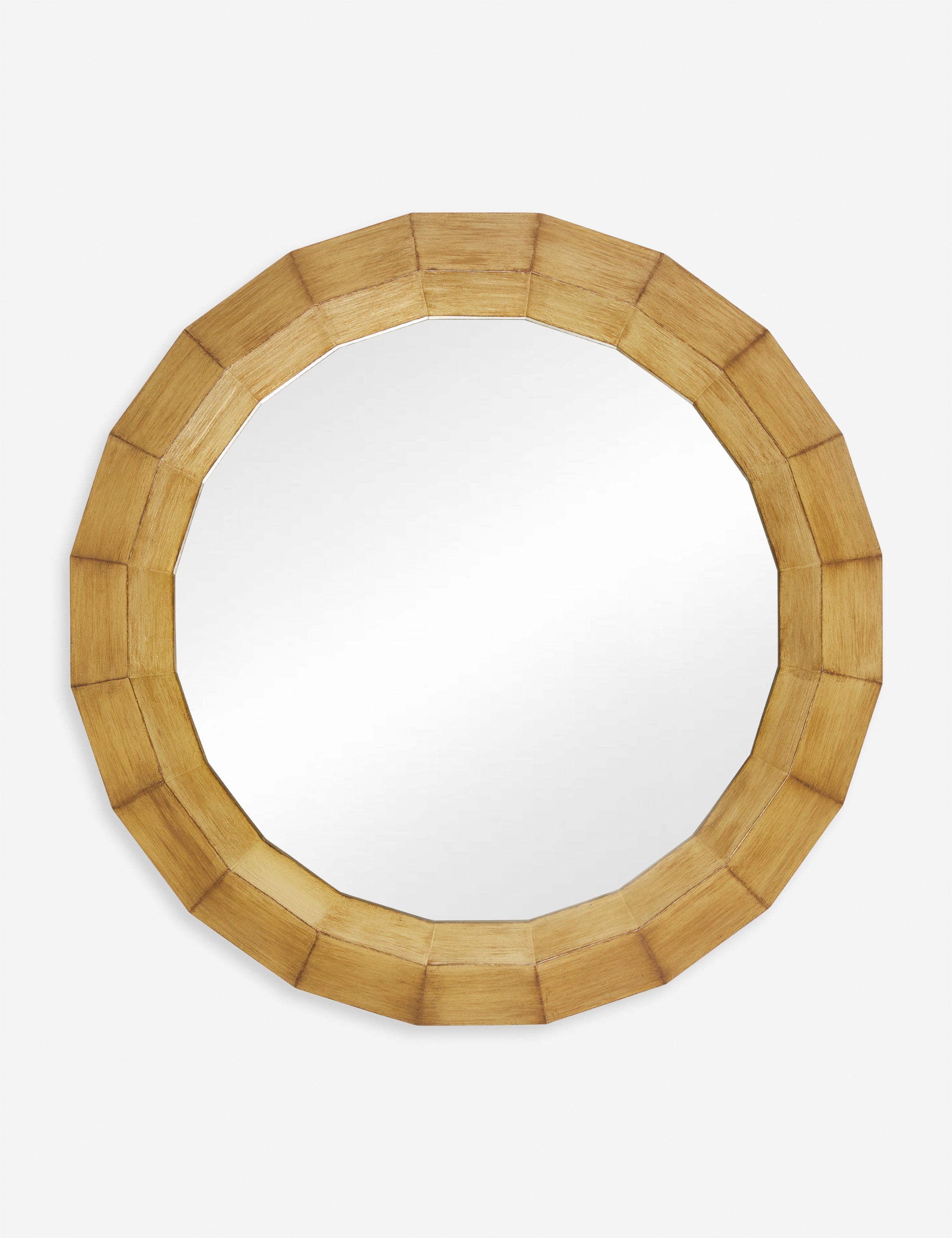 Copeland Round Mirror - 24 Inch Modern Wall Mirror for Bathroom, Bedroom & Living Room Decor - Stylish Home Accent for Vanity & Entryway
