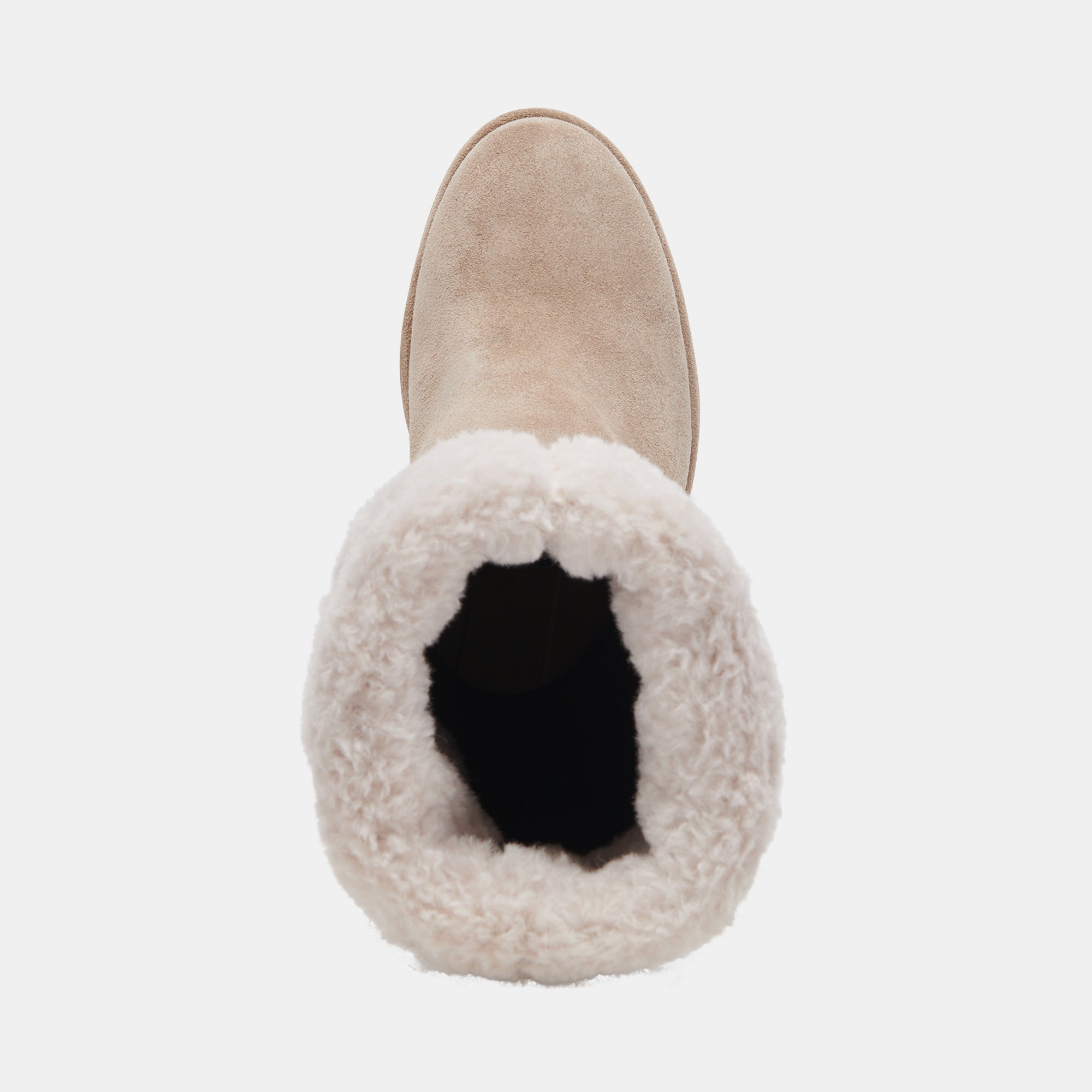Caddie Plush Boots for Women - Almond Suede Ankle Boots | Comfortable & Stylish Winter Boots for Casual Outfits & Office Wear